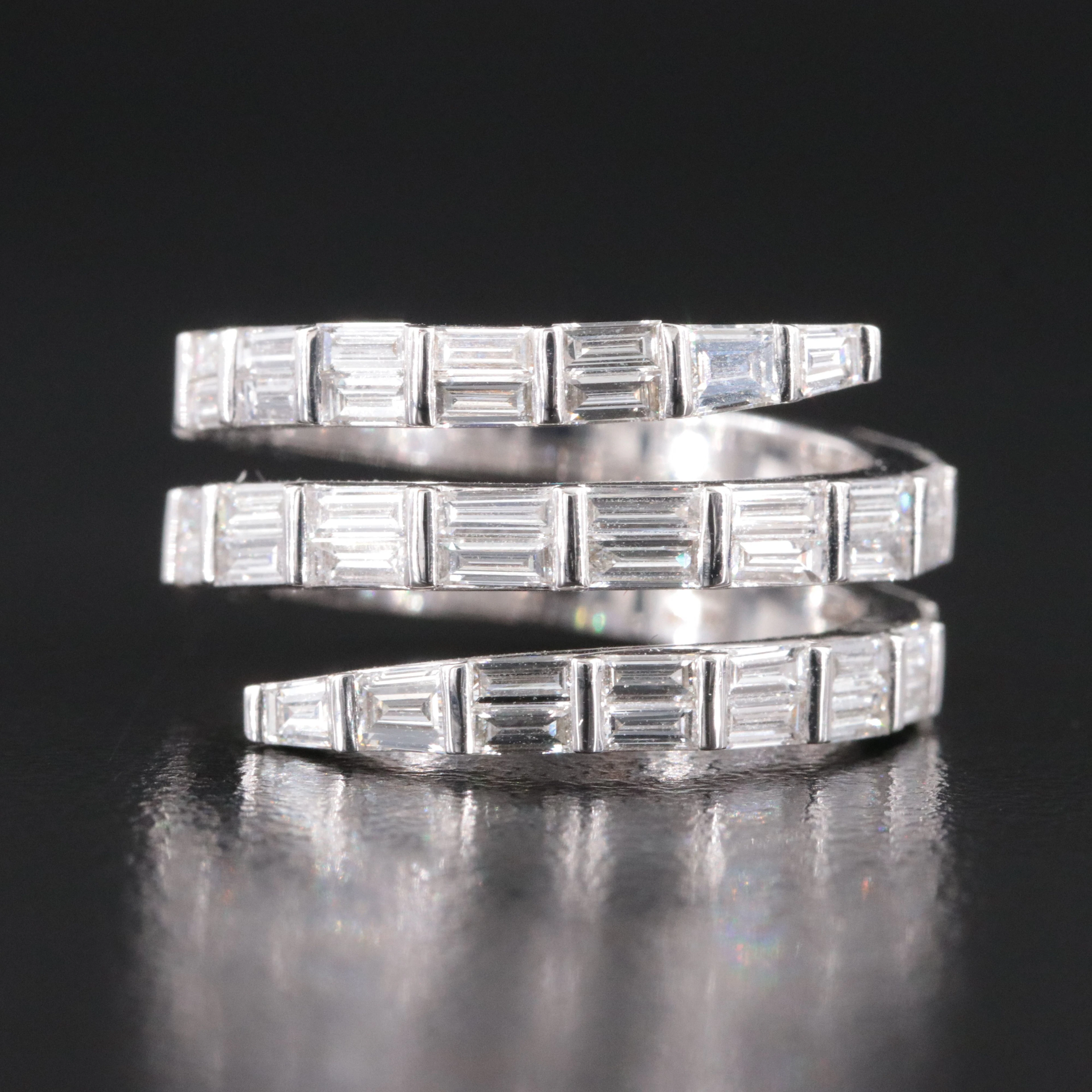 14K 2.13 CTW Diamond Wrap Ring
