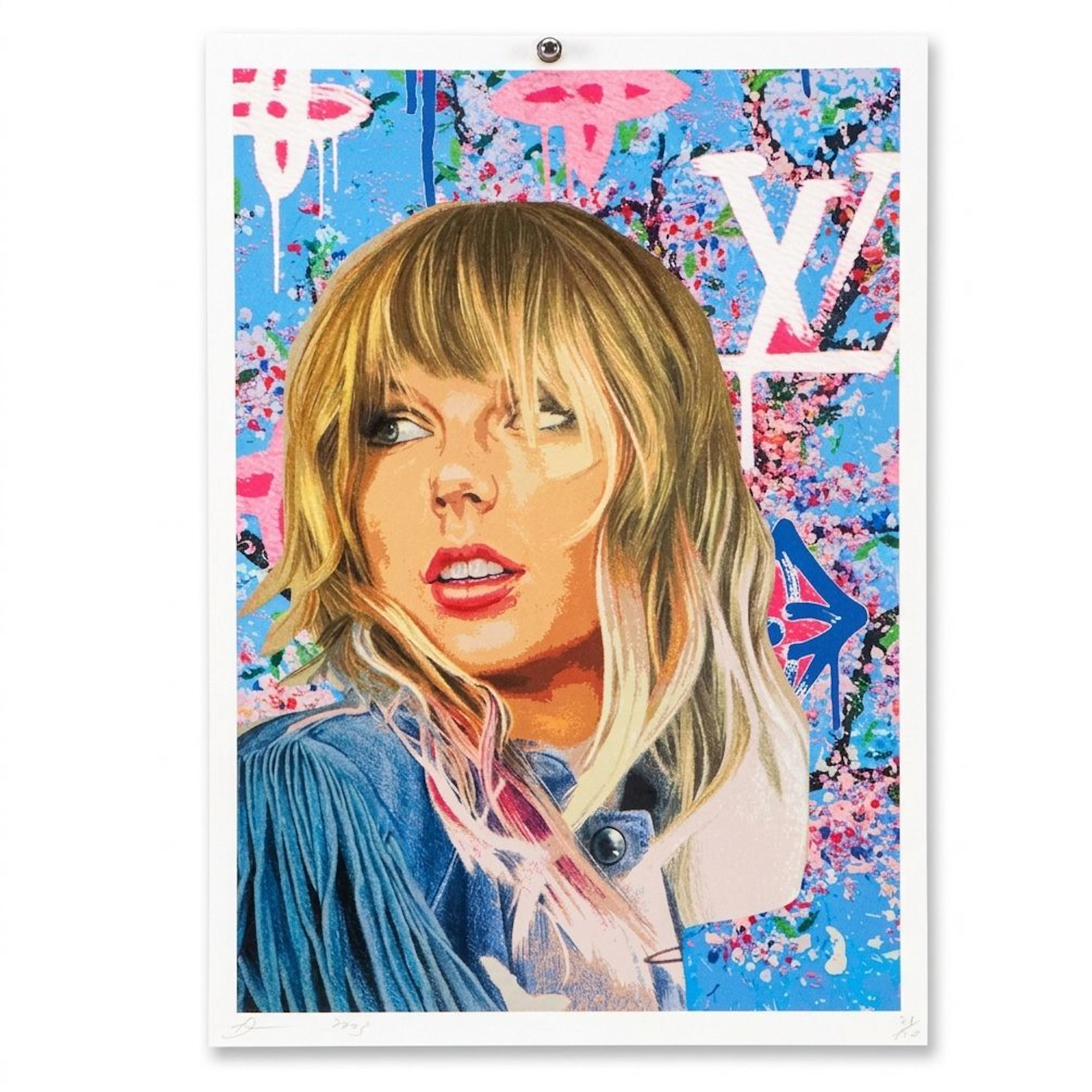Death NYC Pop Art Graphic Print Homage to Louis Vuitton x Taylor Swift, 2023