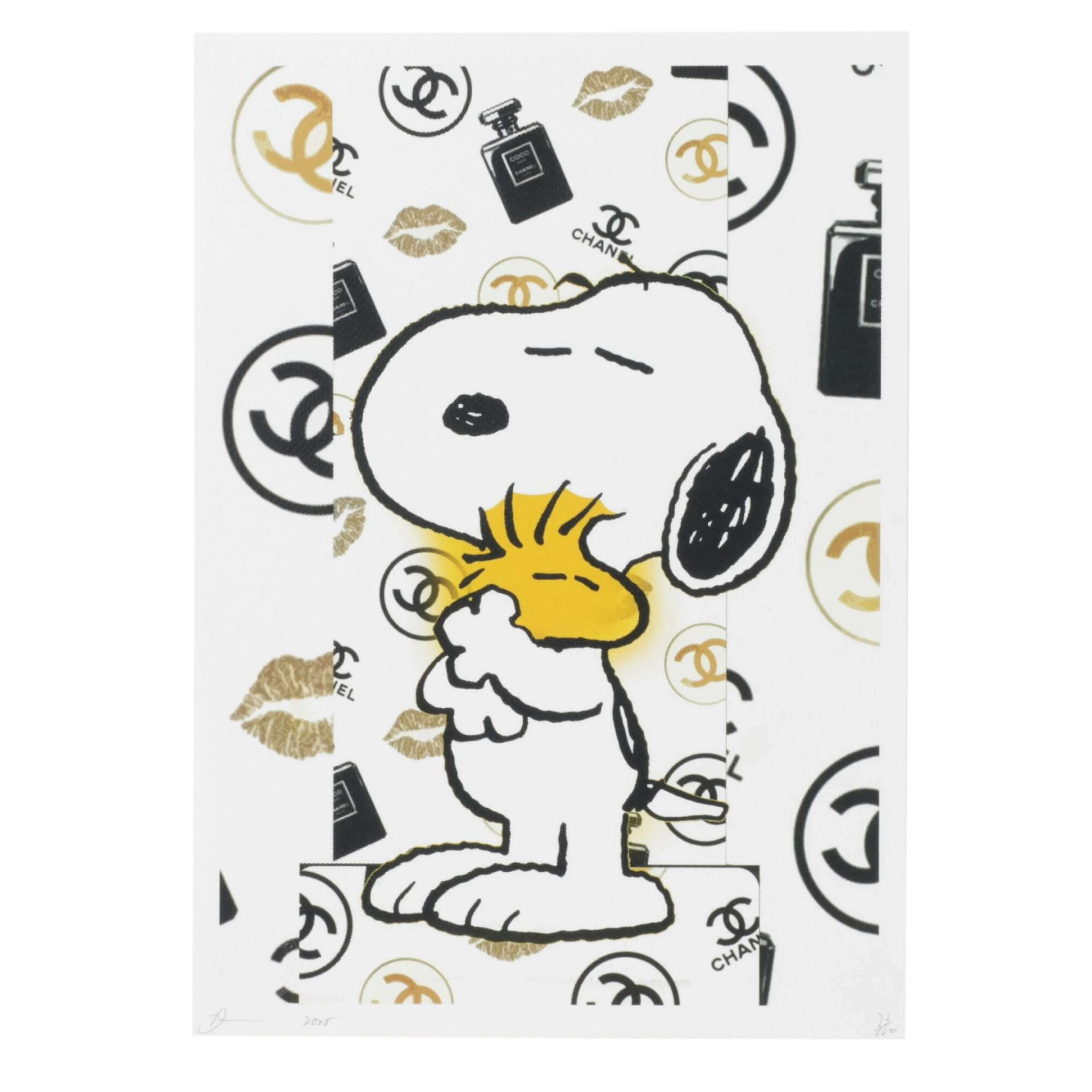 Death NYC Pop Art Graphic Print Homage to Chanel x Snoopy, 2025