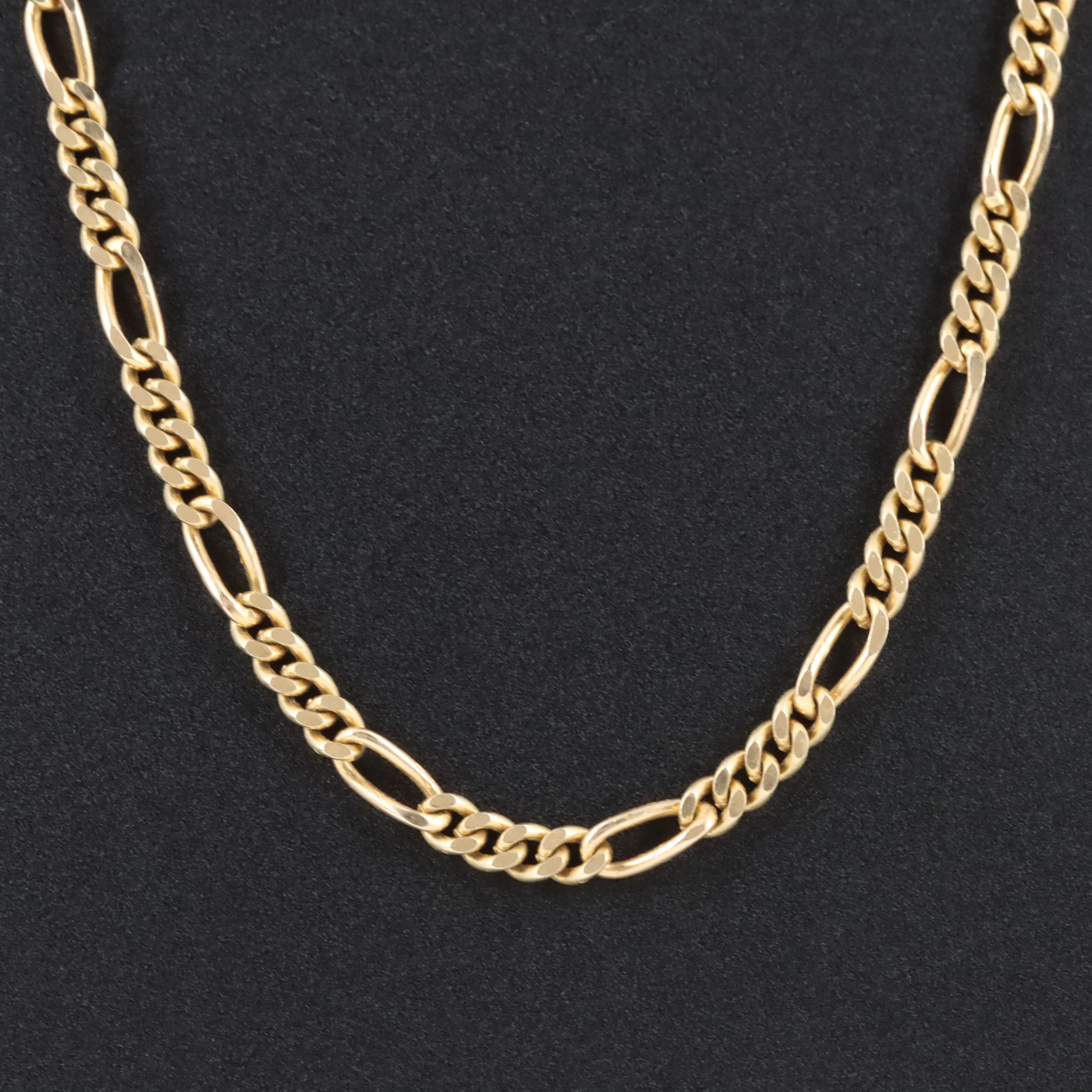 14K Figaro Chain Necklace