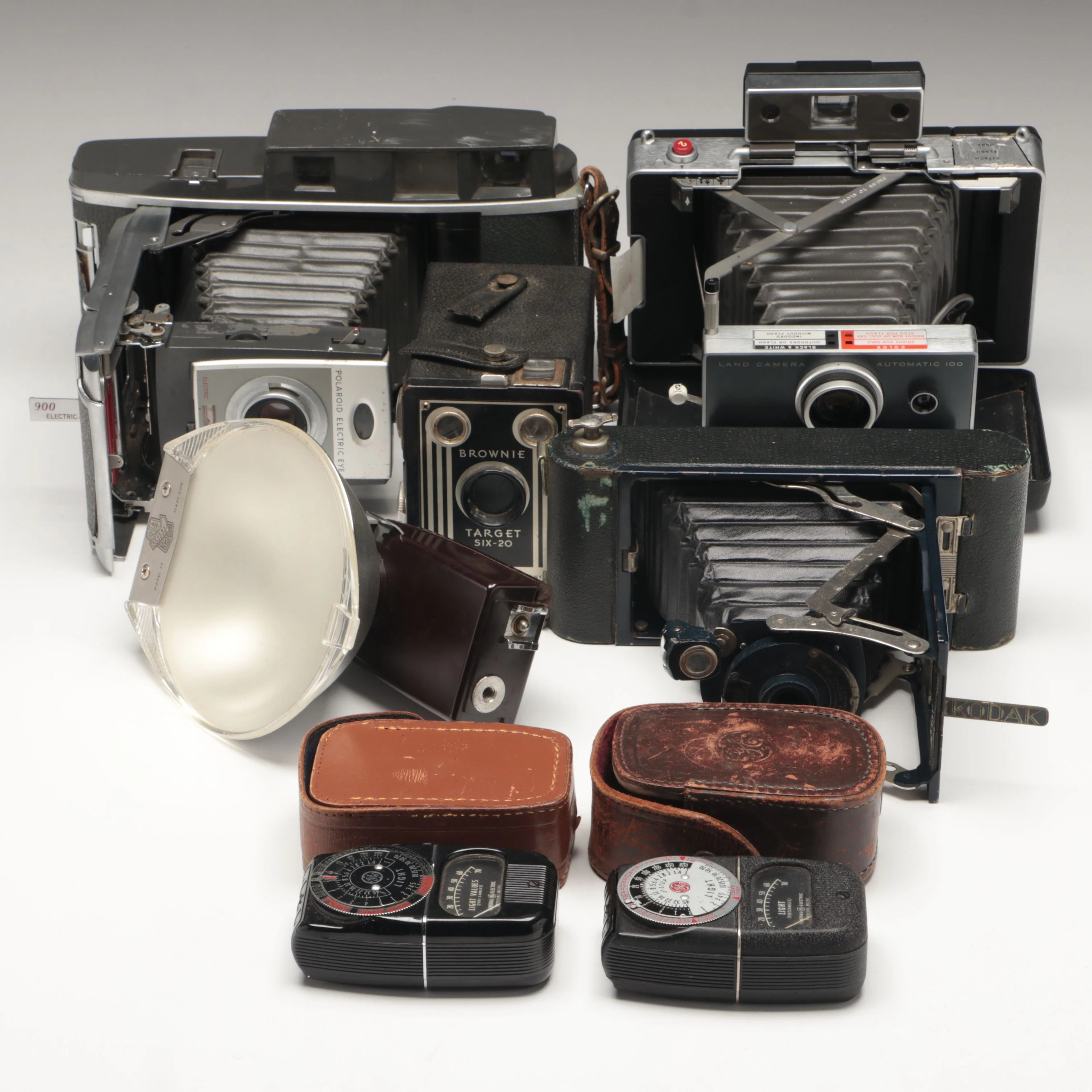 Polaroid Automatic 100 Land Camera and More Vintage Still Cameras