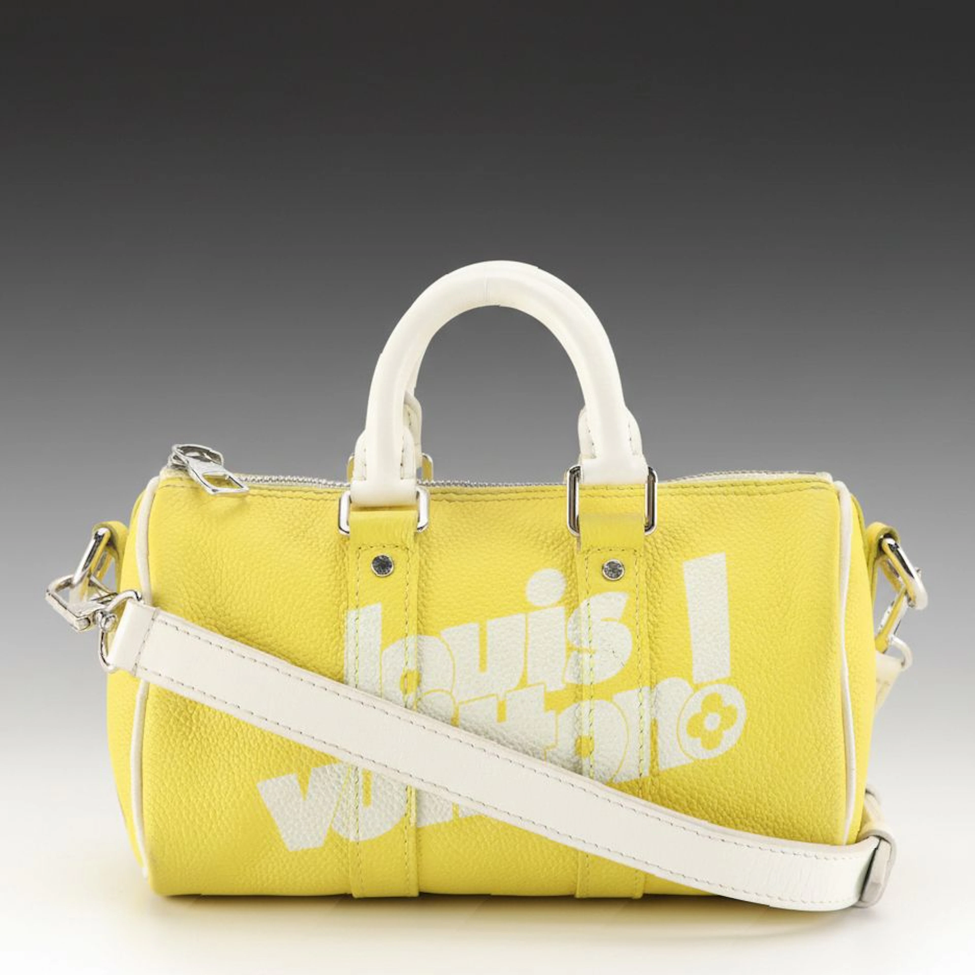 Louis Vuitton x Virgil Abloh Everyday Keepall XS in Yellow Cowhide