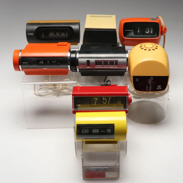 Forestville, Copal, Sankyo and More Mid Century Modern Style Alarm Clocks