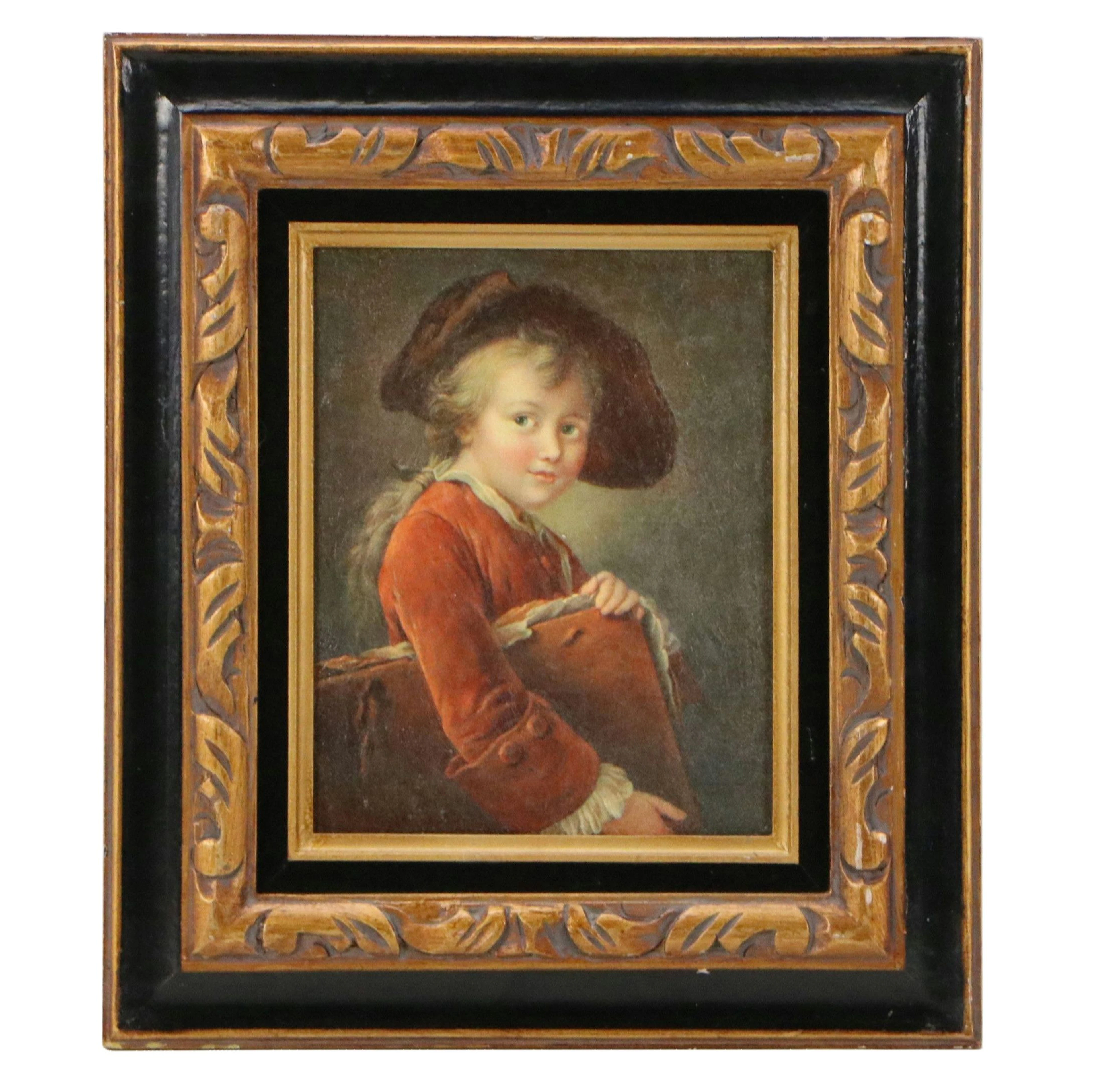Giclée After François-Hubert Drouais "Le Jeune élève"
