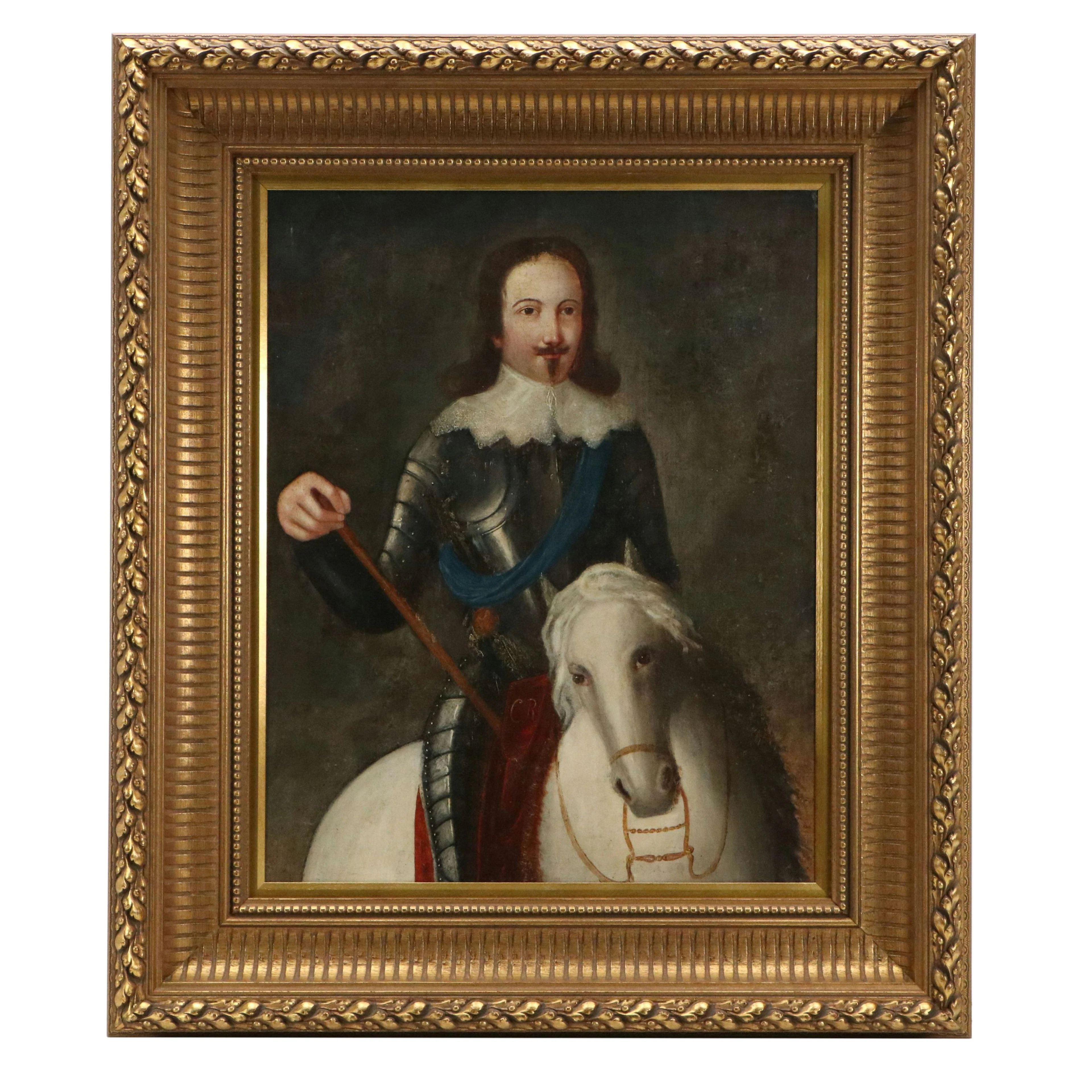 After Anthony van Dyck Oil Painting of Charles I on Horseback