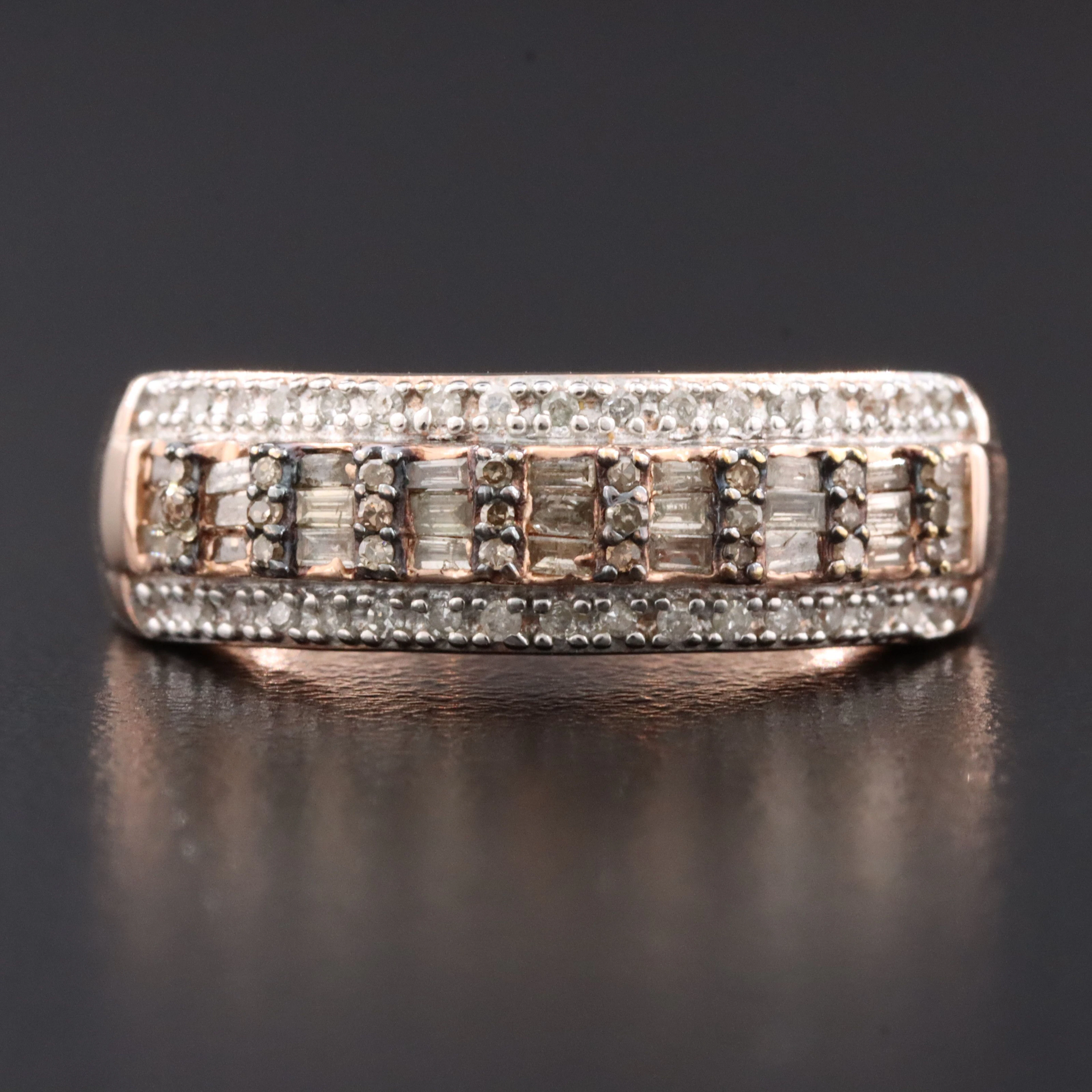 Sterling 0.45 CTW Diamond Ring