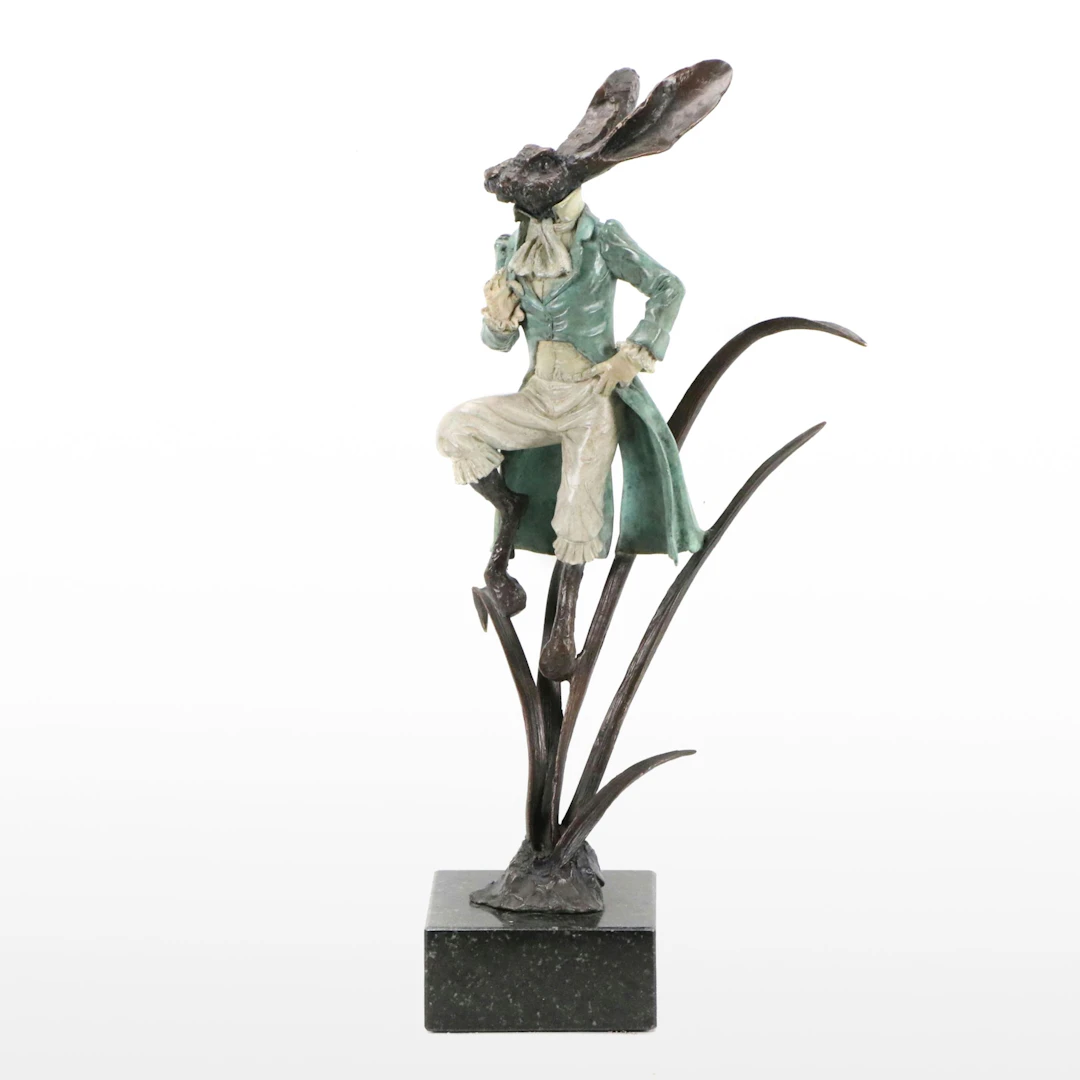 Rachel Talbot Bronze "In Fine Fettle," 21st Century