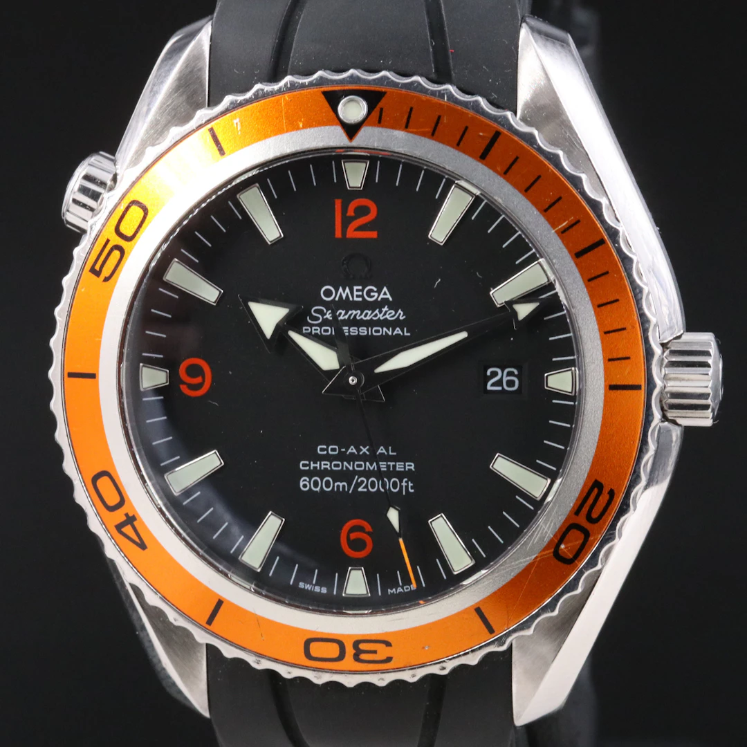 Omega Seamaster Planet Ocean 46mm Orange Automatic Watch 2908.50.91