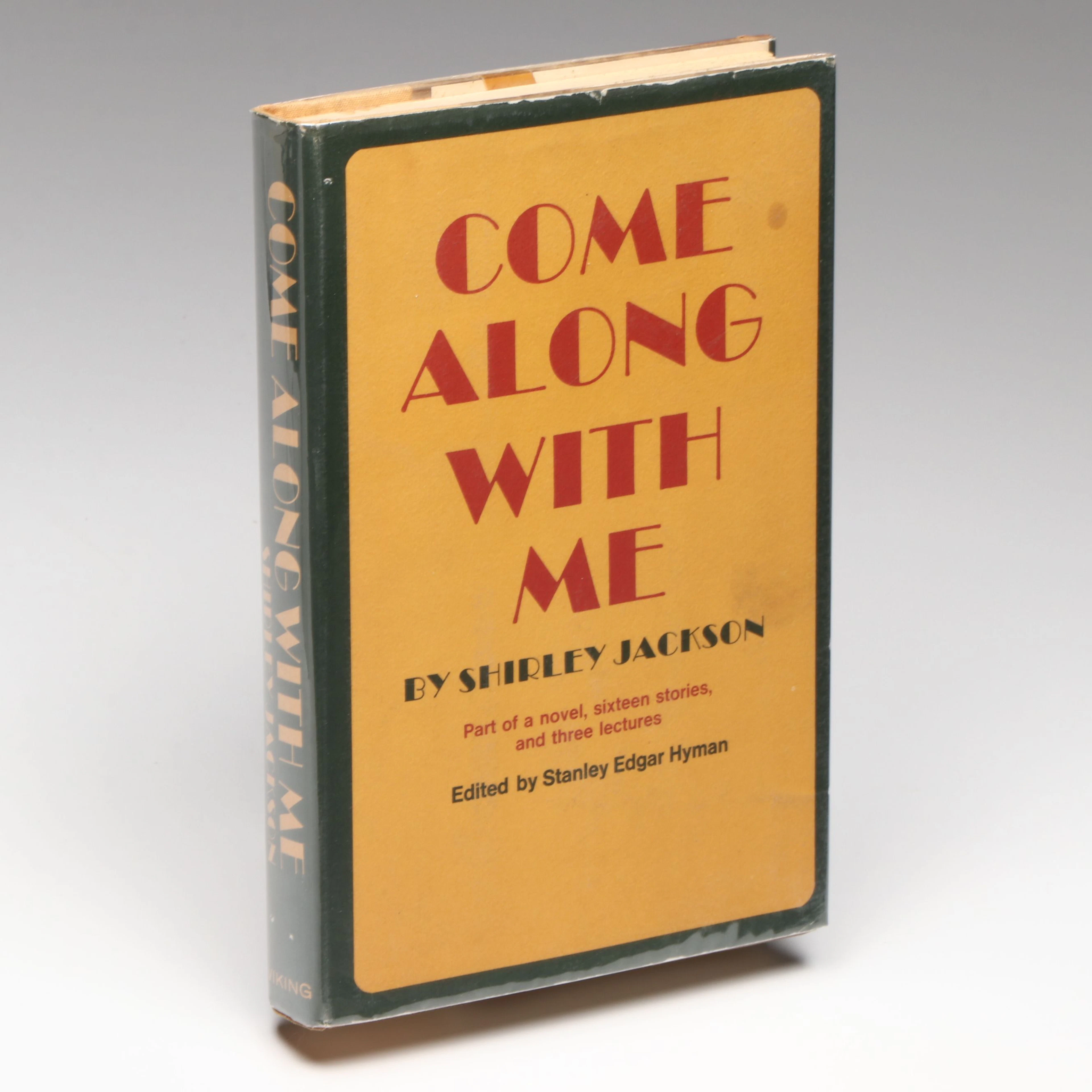 First Edition "Come Along with Me" by Shirley Jackson, 1968