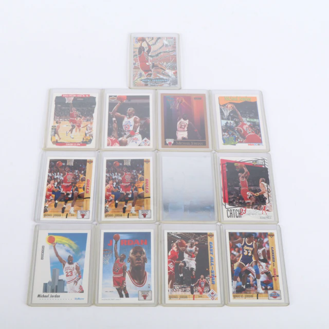 Michael Jordan Basketball Cards Featuring Metal Shredders and More
