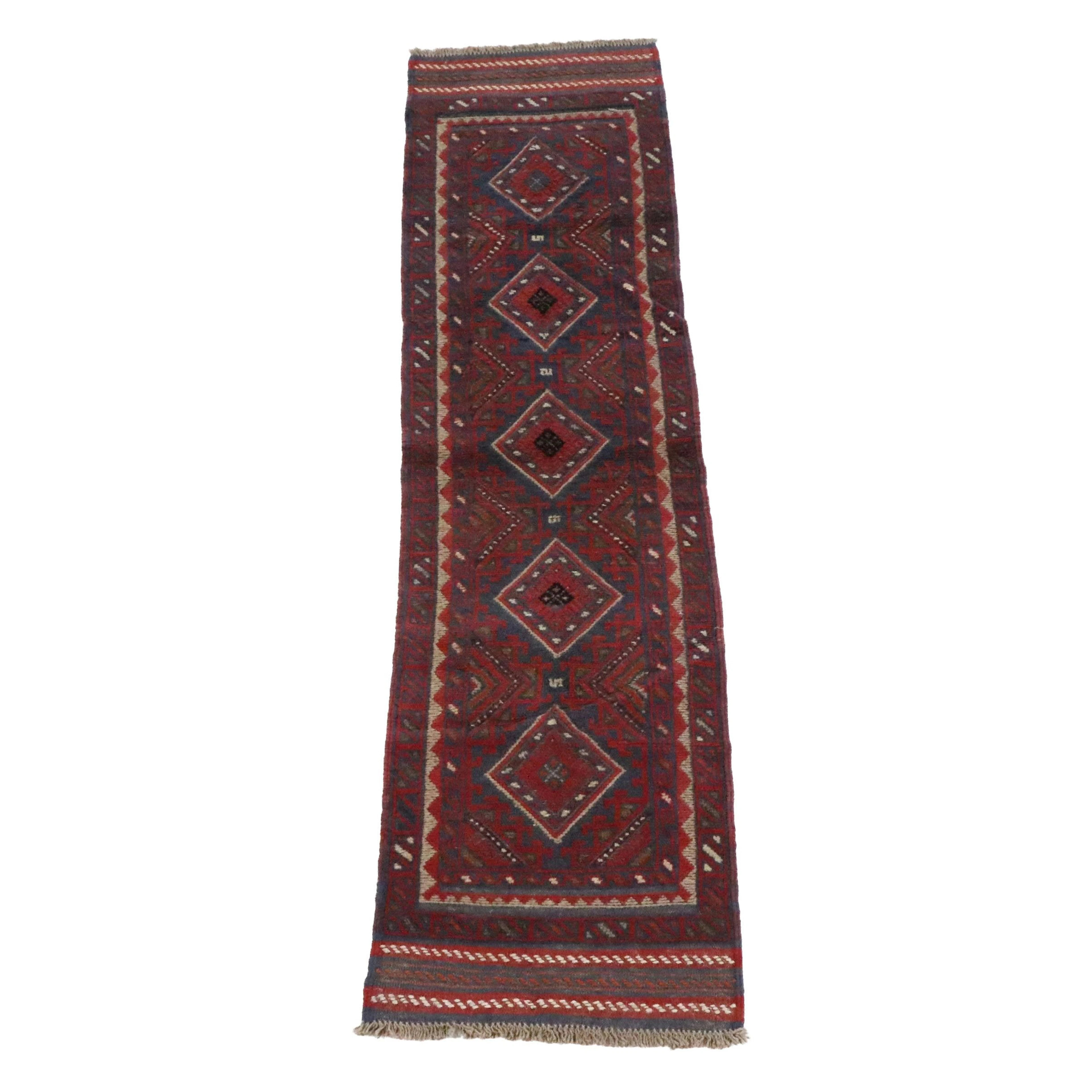 2' x 8'4 Handwoven Afghan Mashwani Carpet Runner