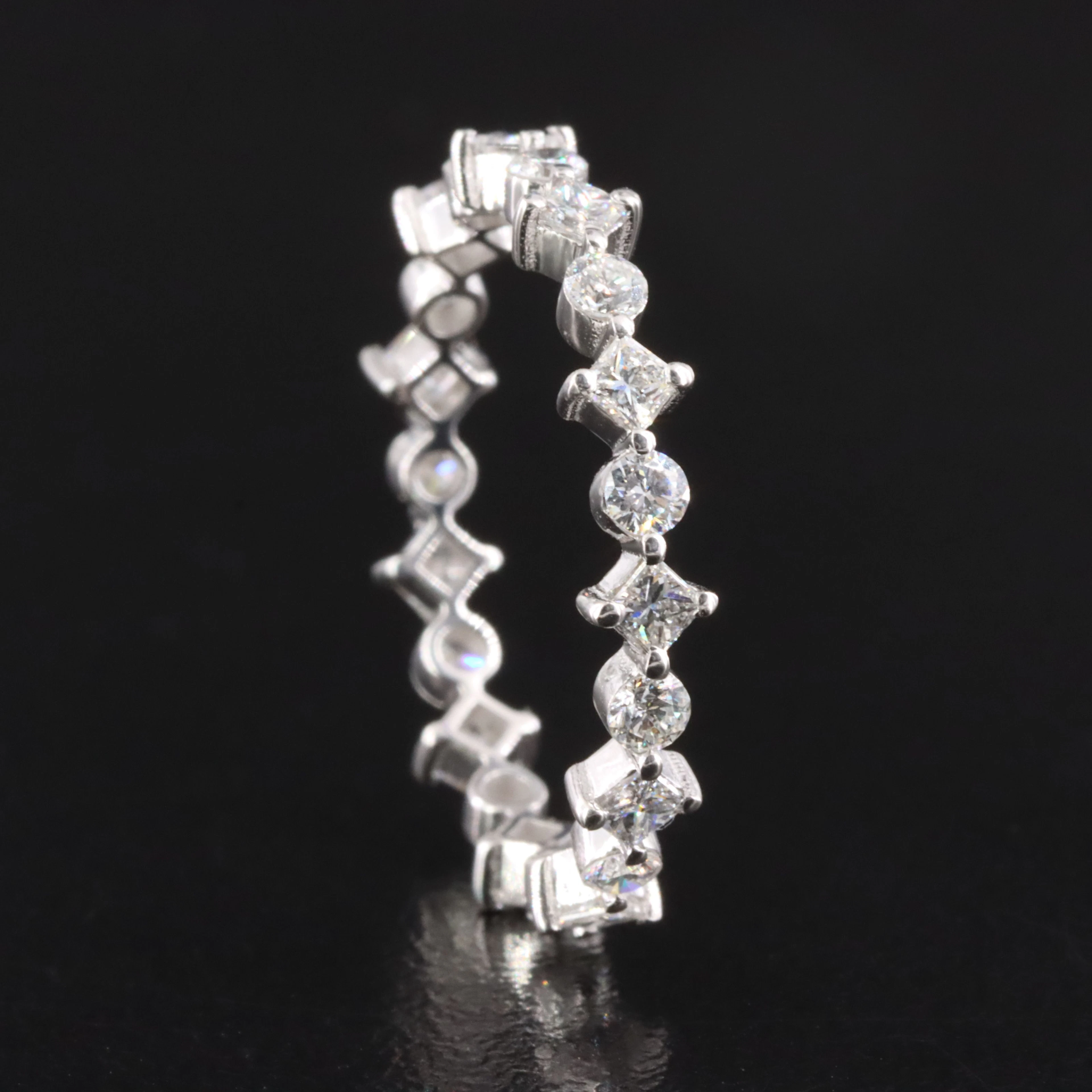 14K 0.88 CTW Diamond Eternity Band