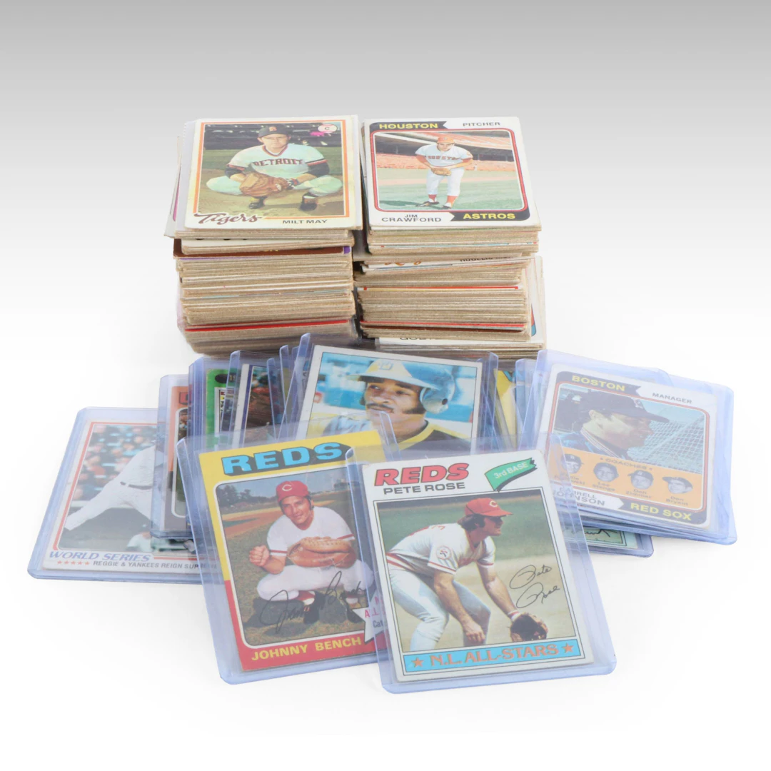 1970s Topps Baseball Cards Featuring Ozzie Smith Rookie and More