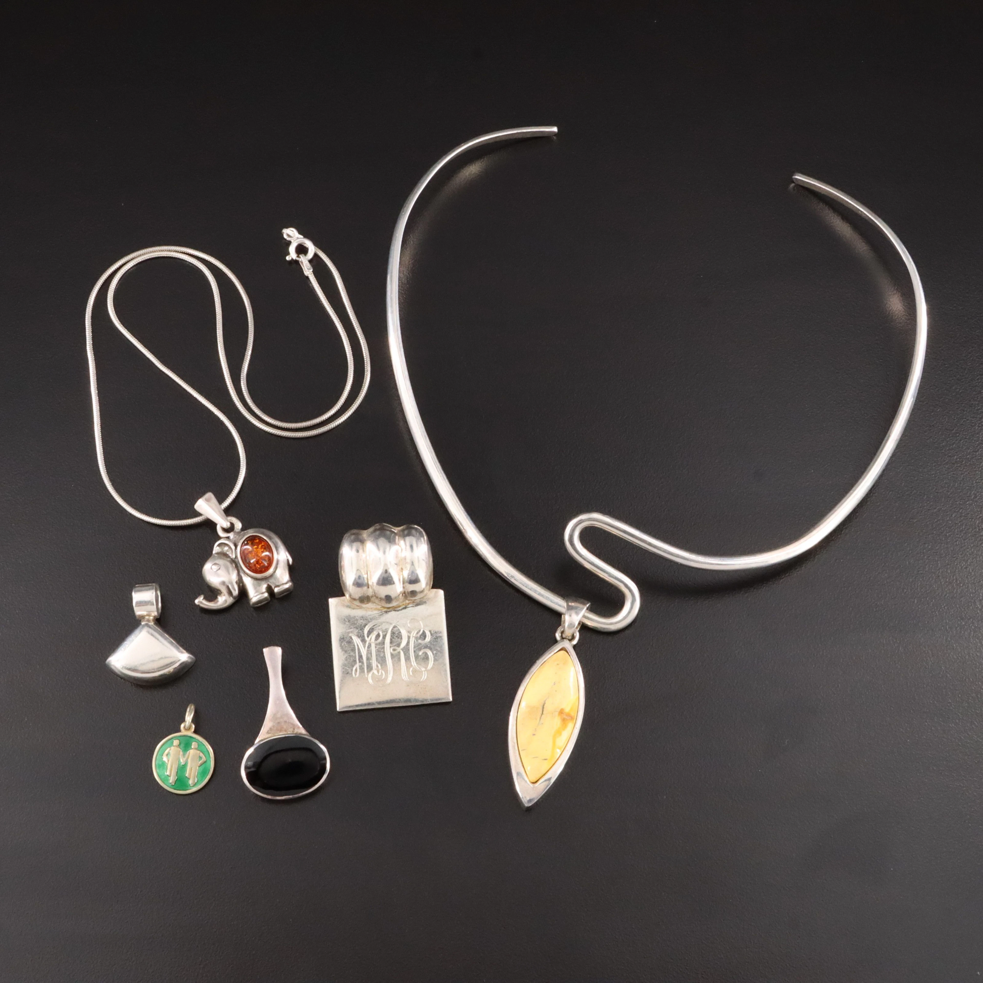 Norwegian David-Andersen Featured in Sterling Pendants & Necklaces