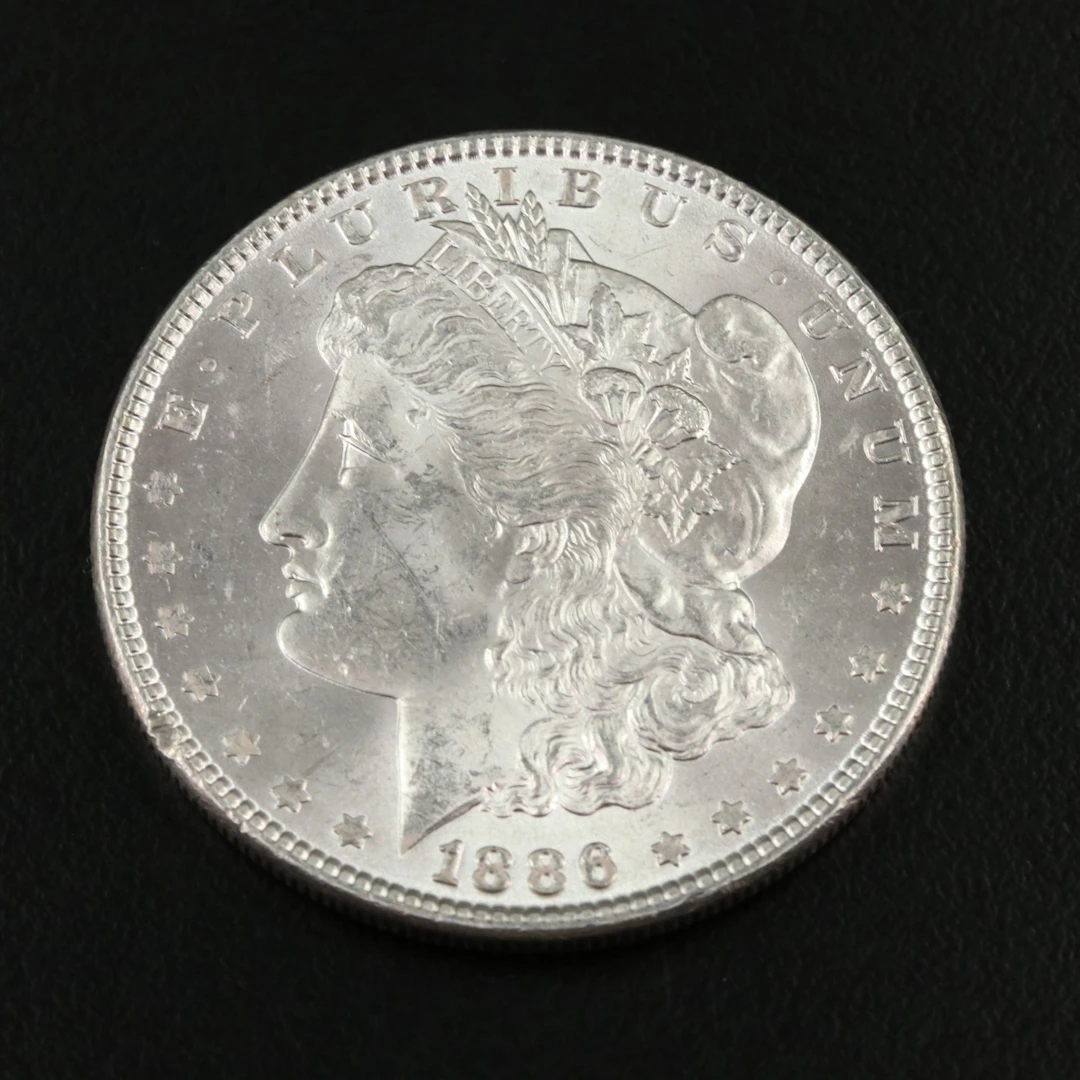 1886 Morgan Silver Dollar