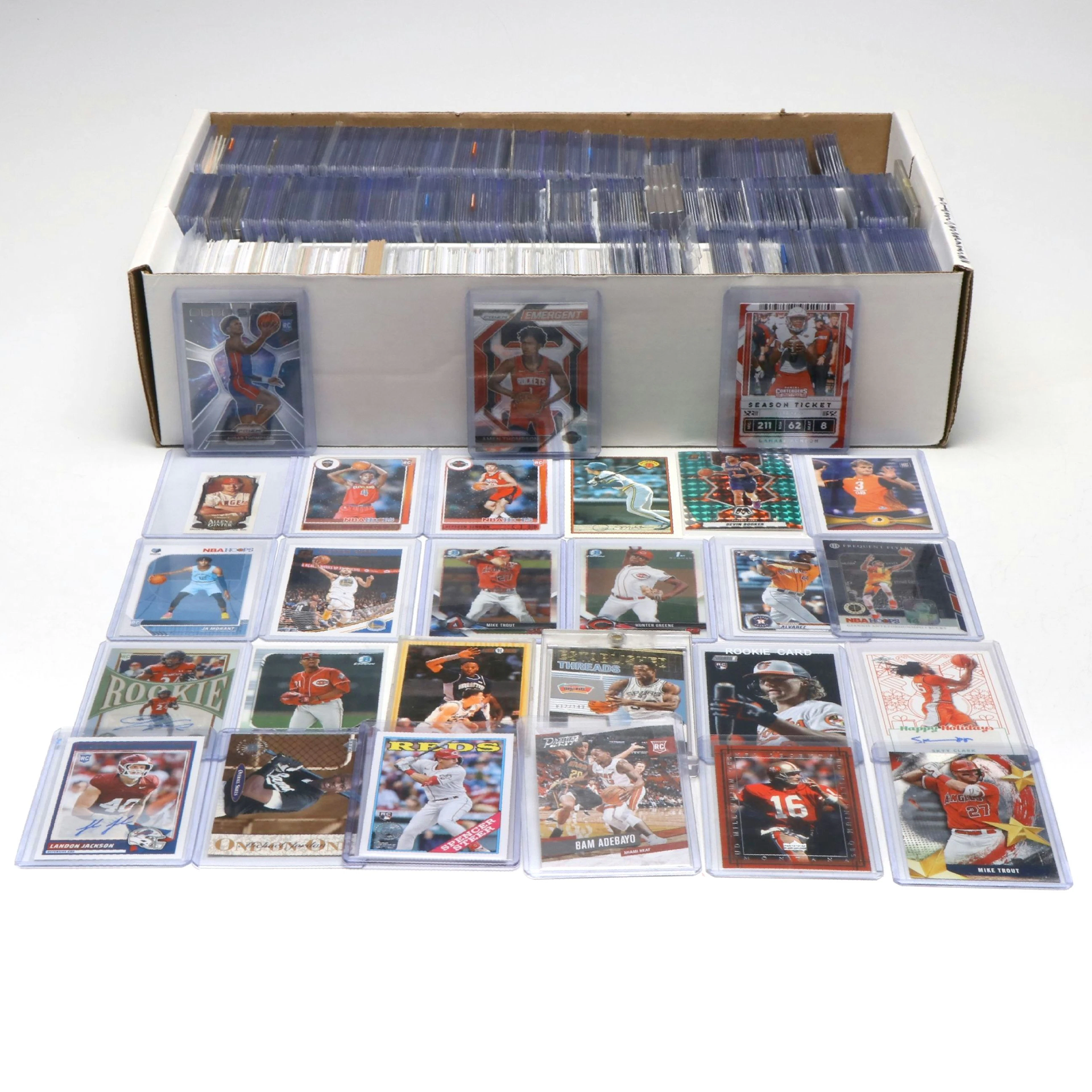 Bowman Chrome with Other Sports Cards Featuring Michael Jordan and Mike Trout