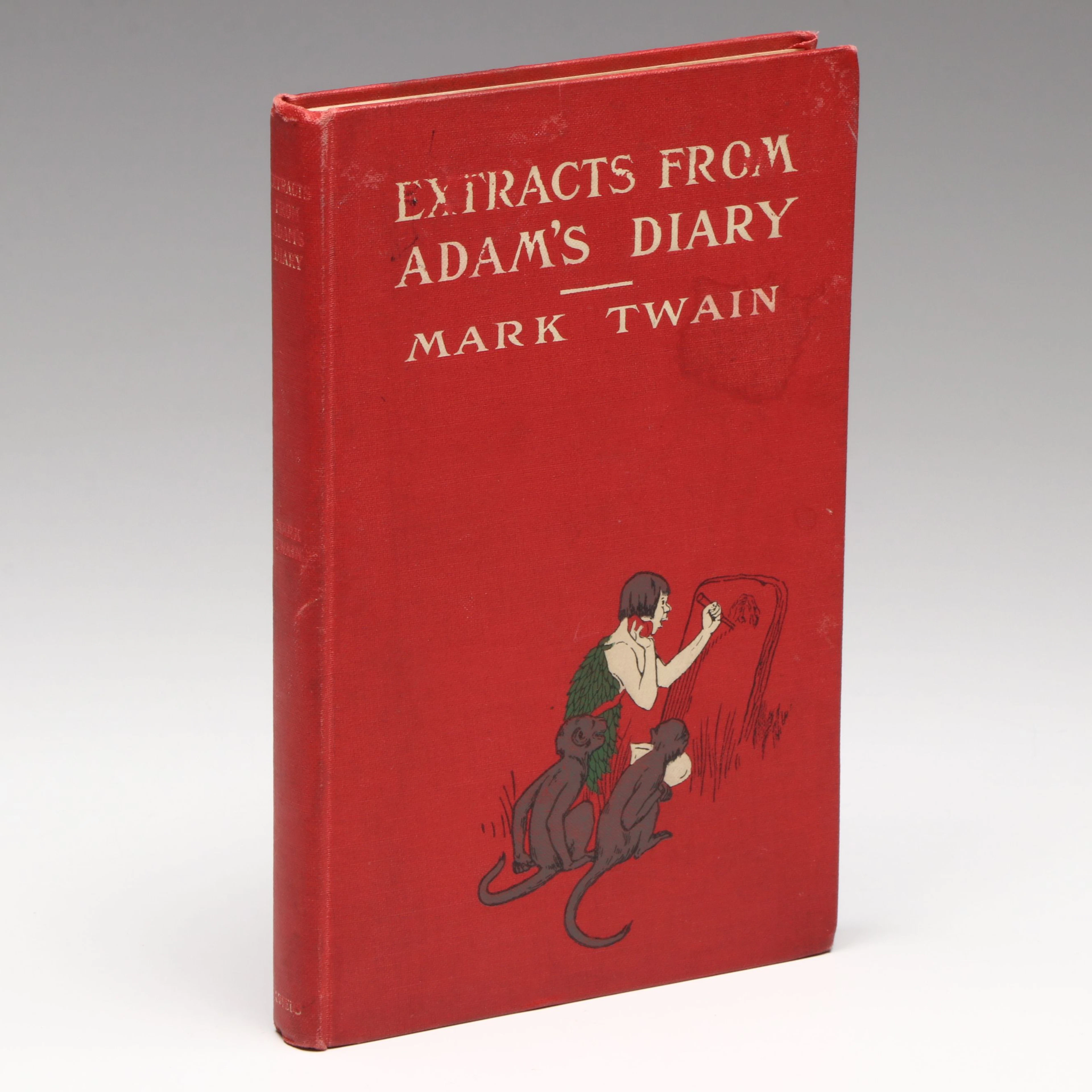 First Edition "Extracts from Adam's Diary" by Mark Twain, 1904