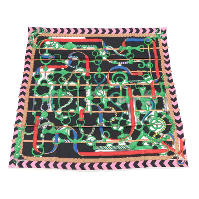 Hermès "Panoplie Équestre" Scarf 90 in Silk Twill