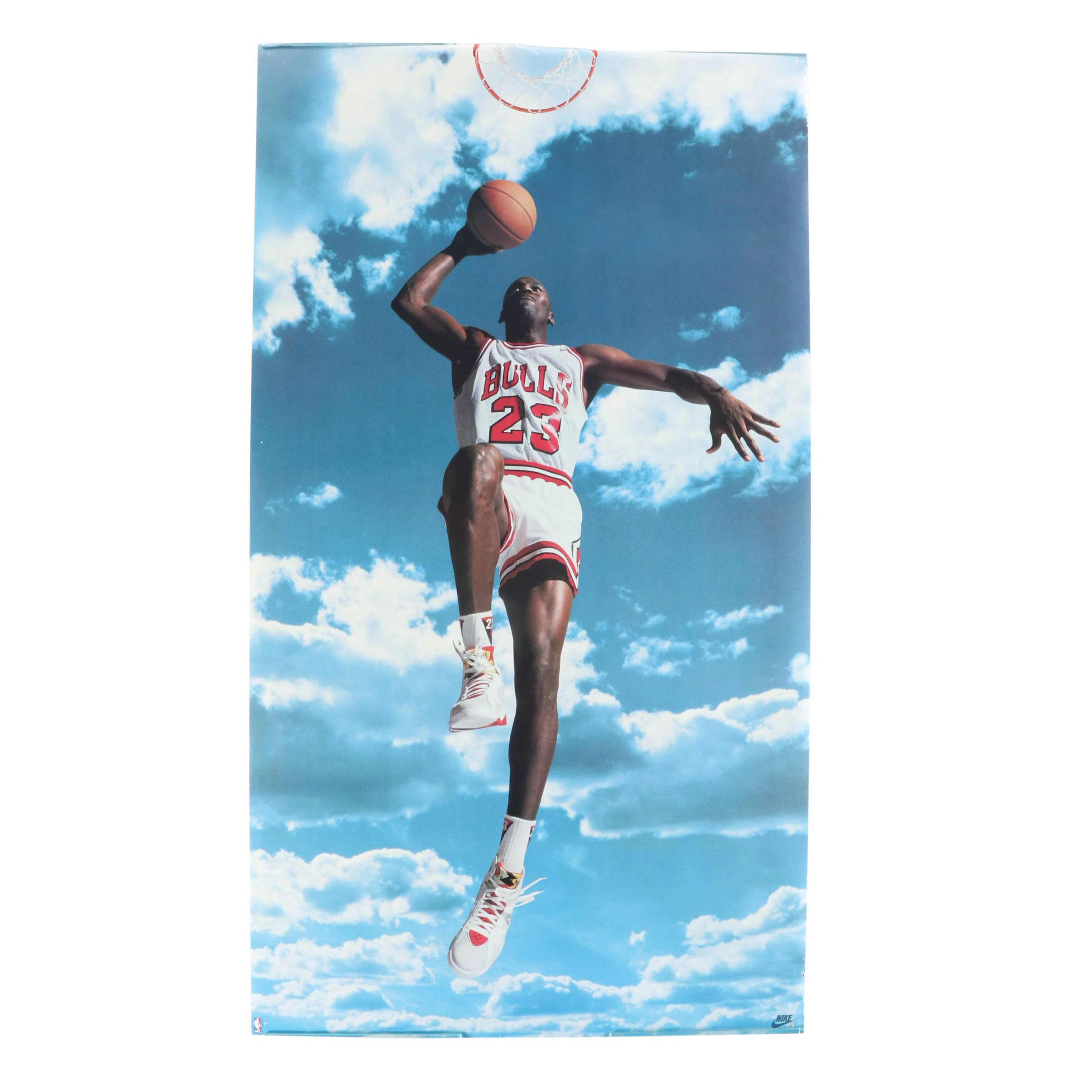 Michael Jordan Chicago Bulls Nike Basketball Poster