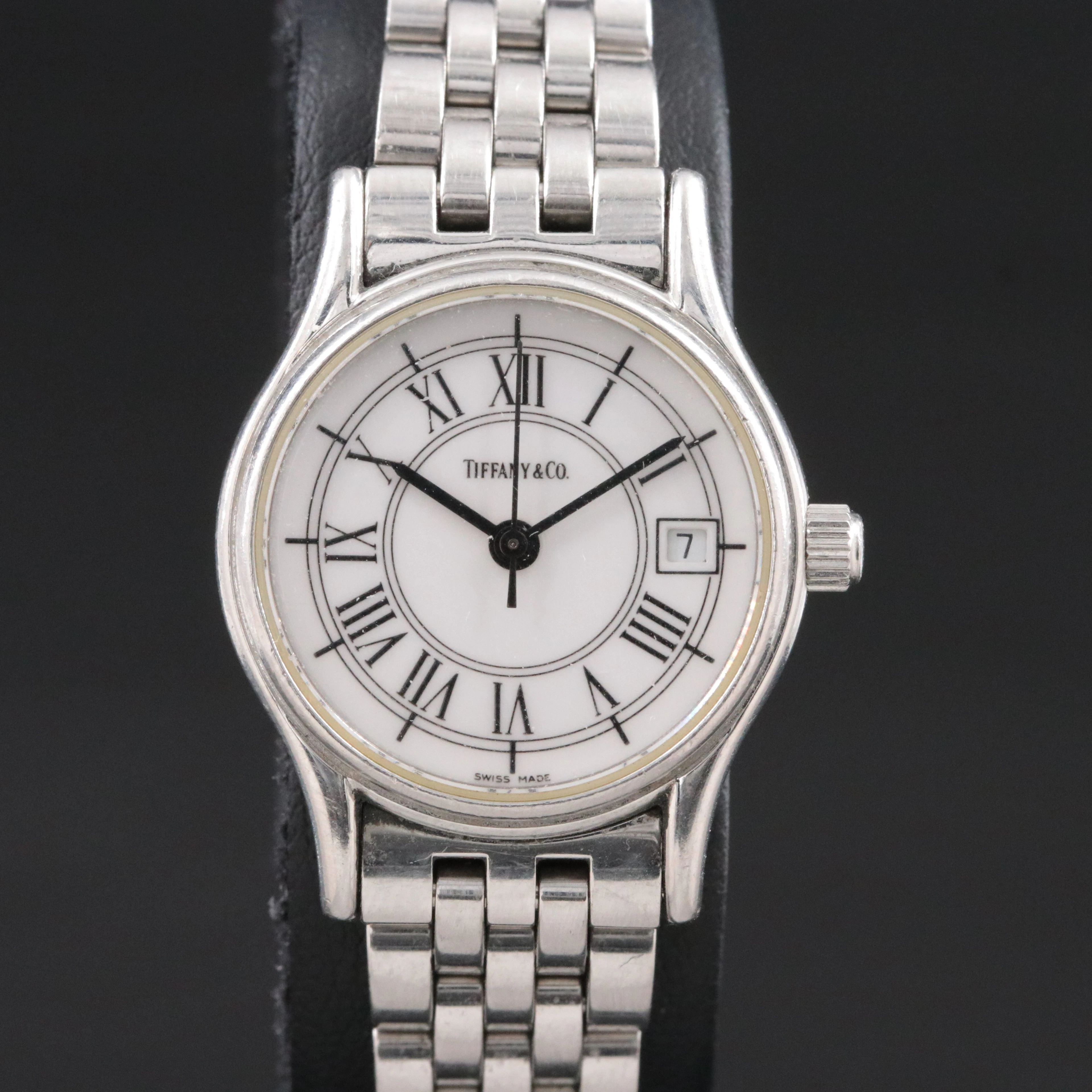 Tiffany & Co. Portfolio Stainless Steel Swiss Quartz Watch 713.1065
