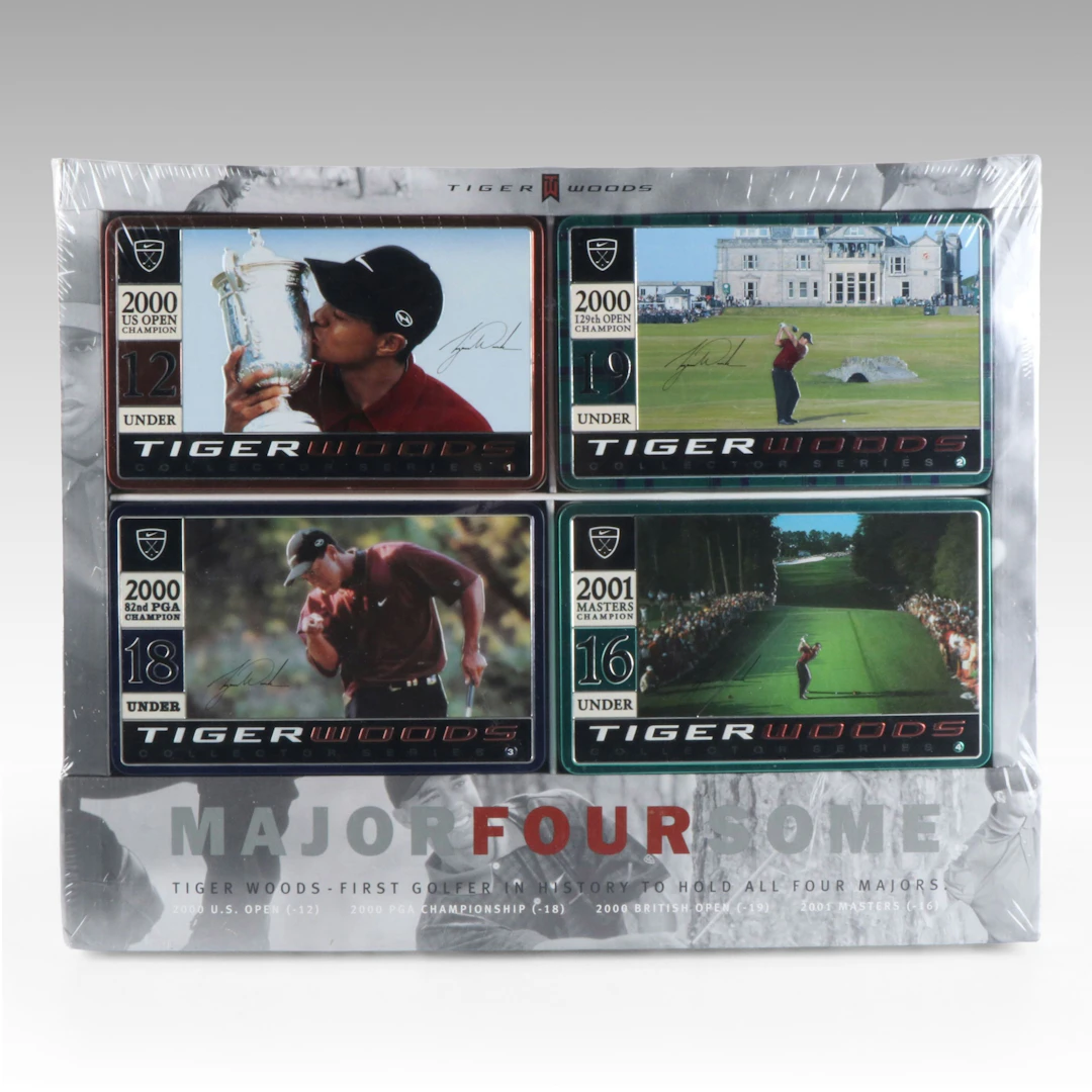 2000 Tiger Woods Grand Slam Commemorative Set