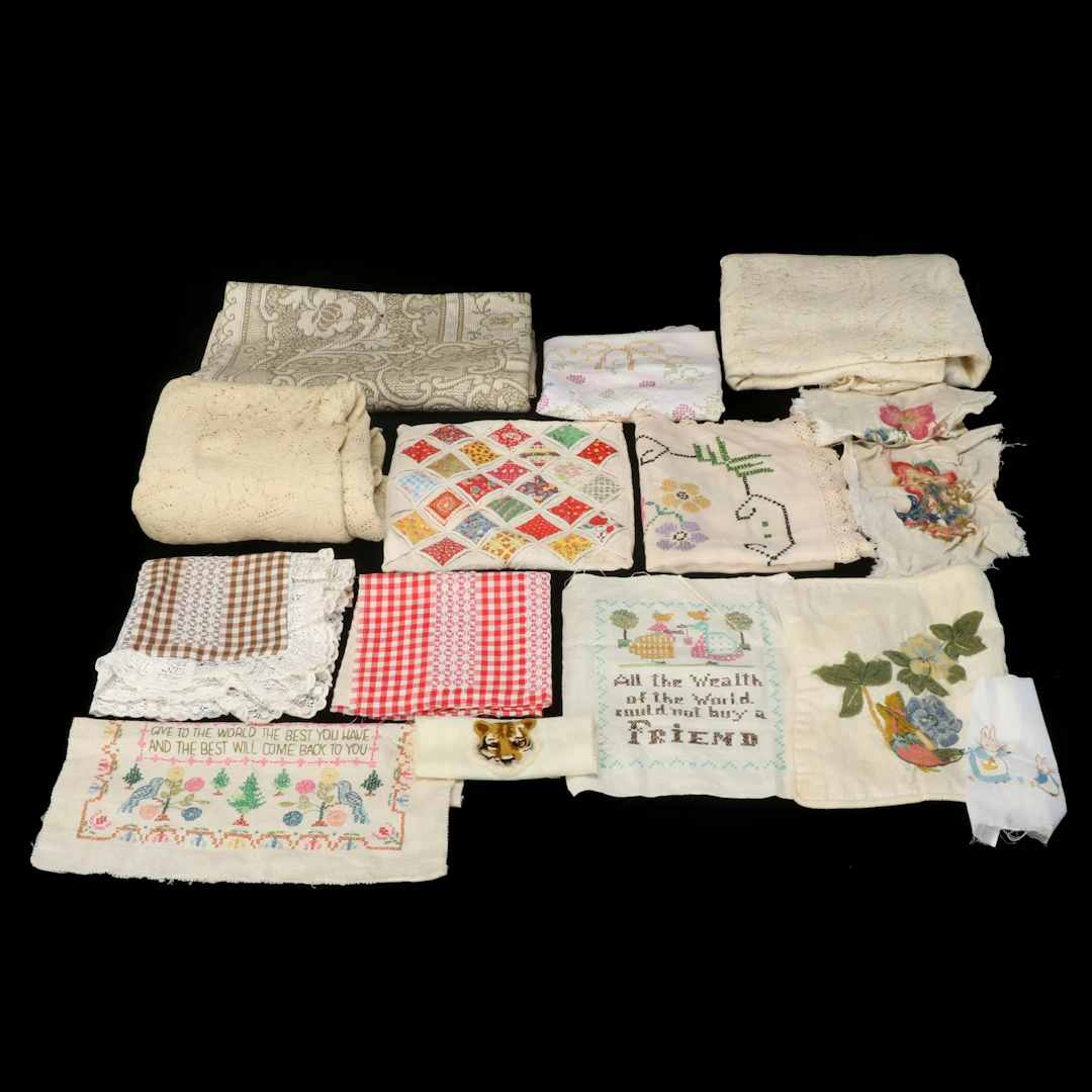 Cross-Stitch, Lace, Patchwork and More Decorative Textiles and Table Linens
