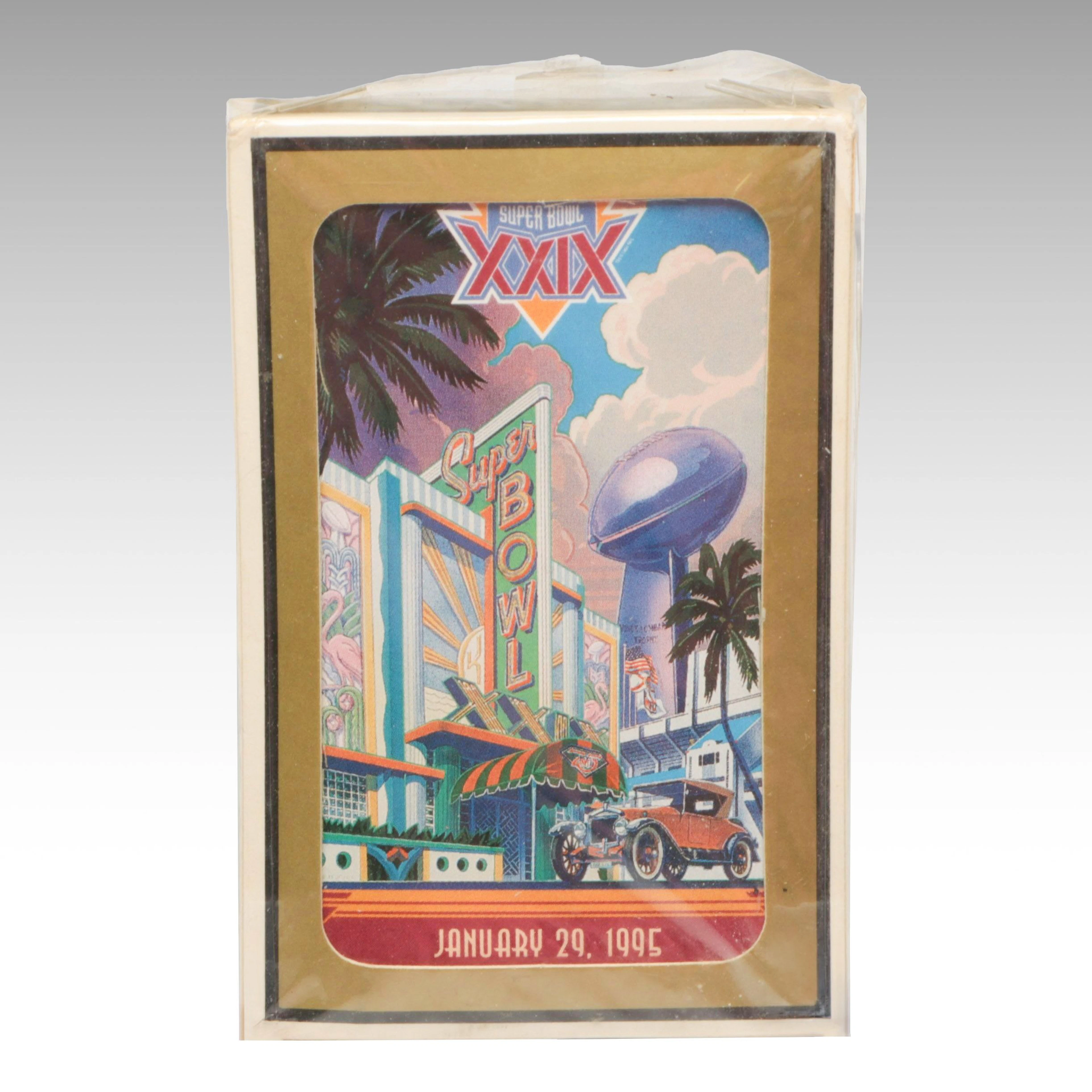 Sealed Super Bowl XXIX Playing Card Set