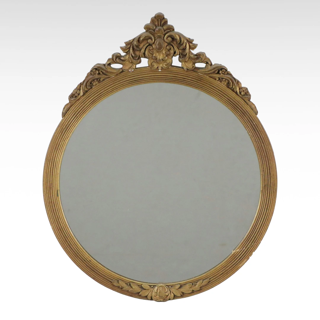 French Rococo Revival Style Wall Mirror, Mid to Late 19th Century