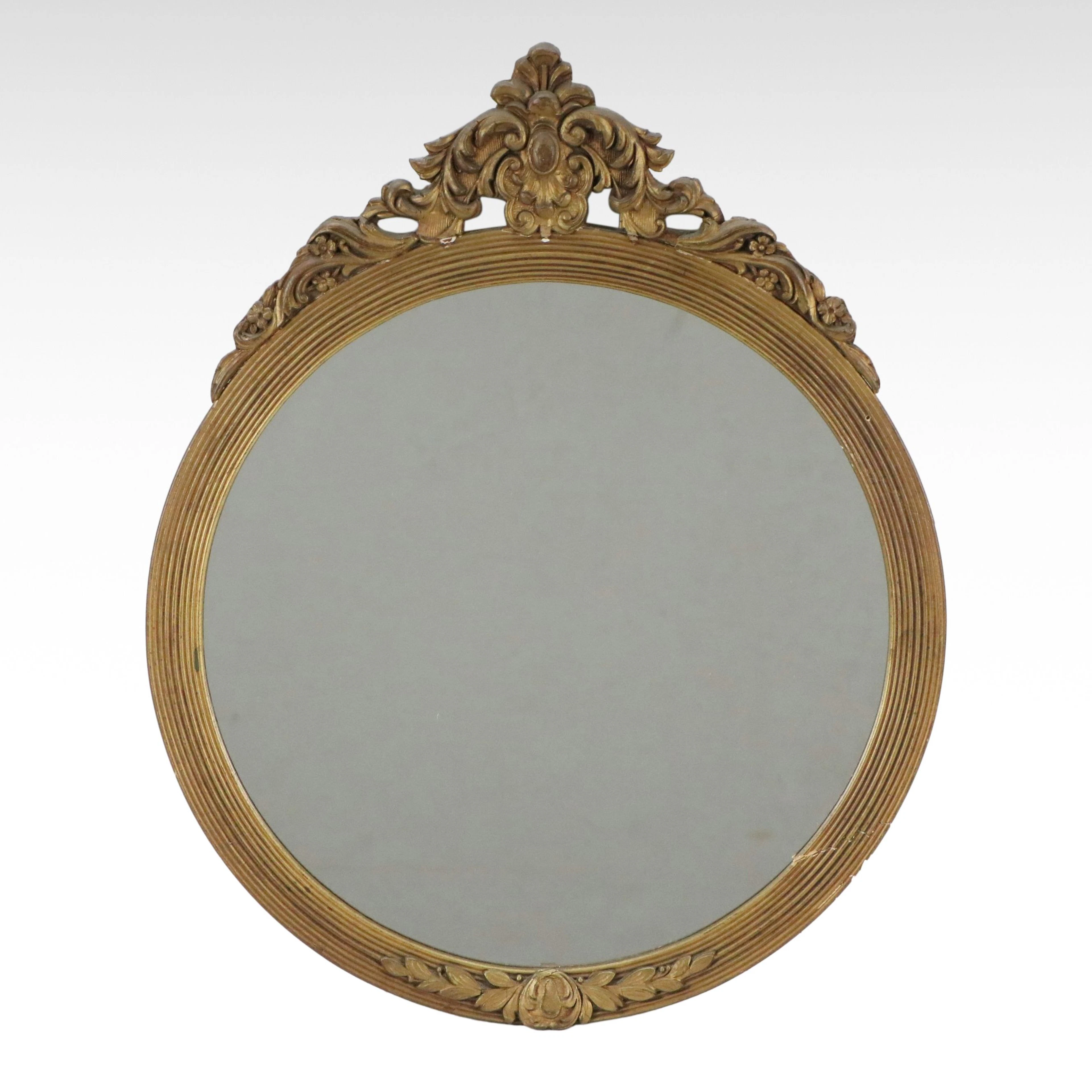 French Rococo Revival Style Wall Mirror, Mid to Late 19th Century