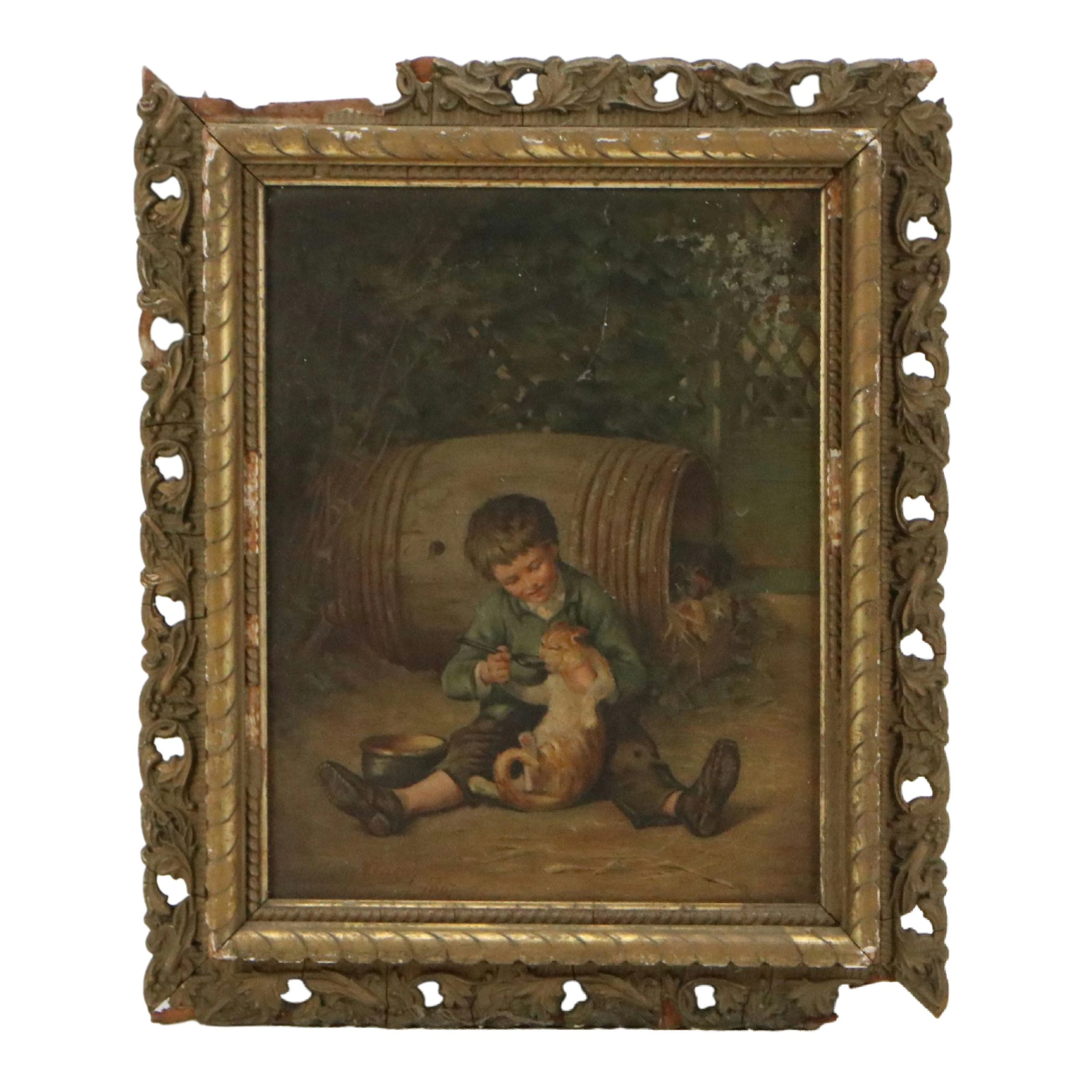 Prang Chromolithograph After Henry Bacon "The Doctor," 1869