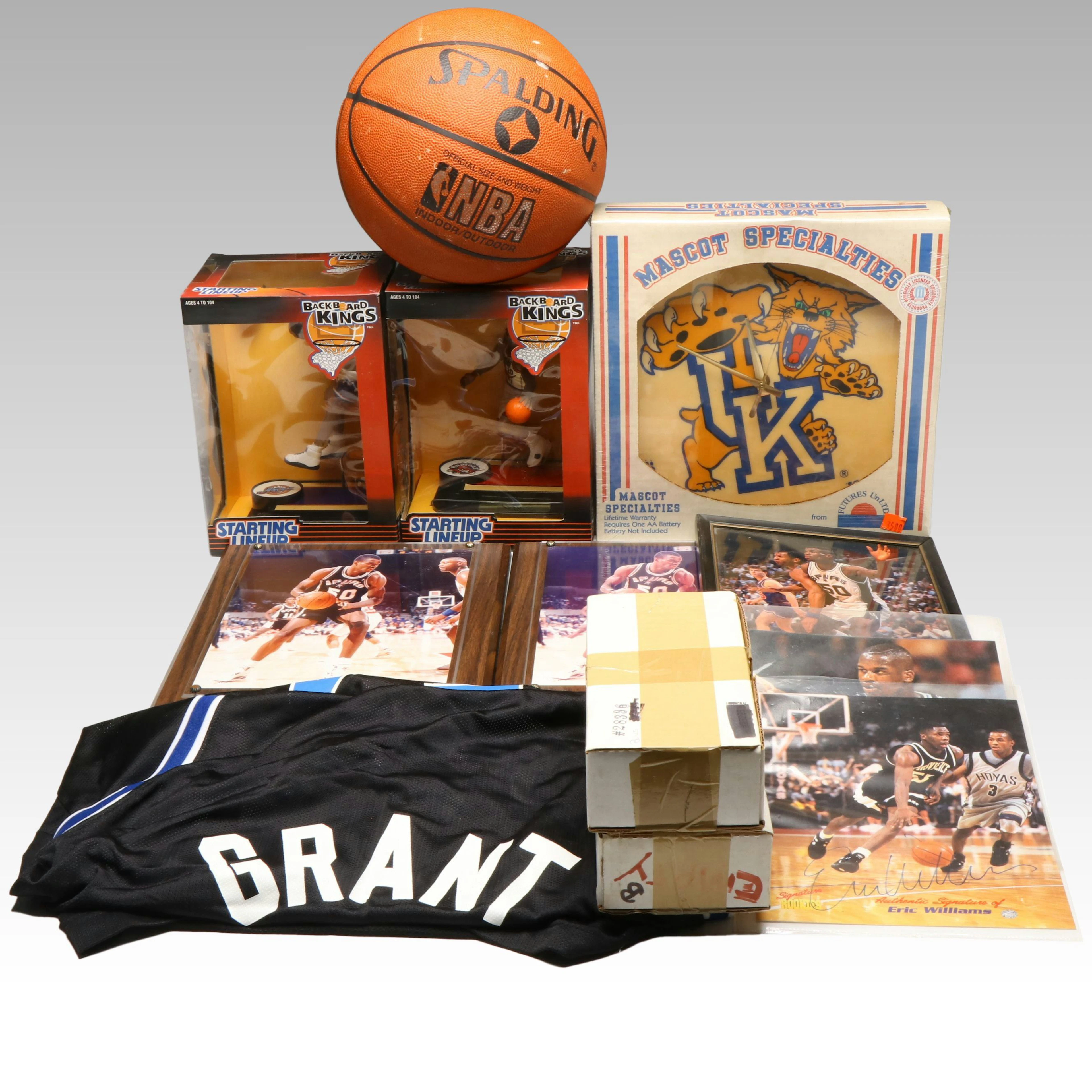 Starling Lineup Action Figures with Signed Print and More Basketball