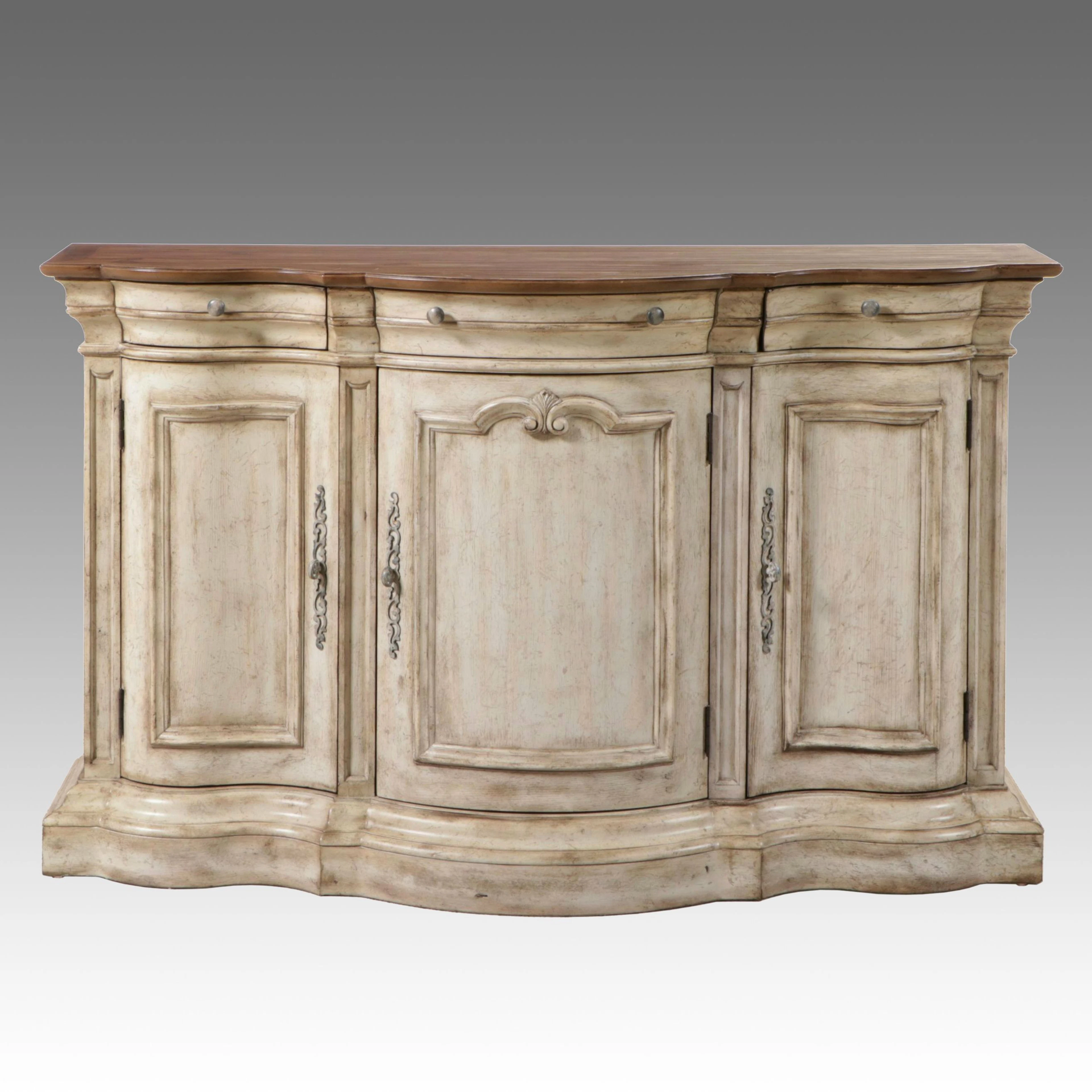 Hooker Furniture Baroque Style Parcel Painted Buffet