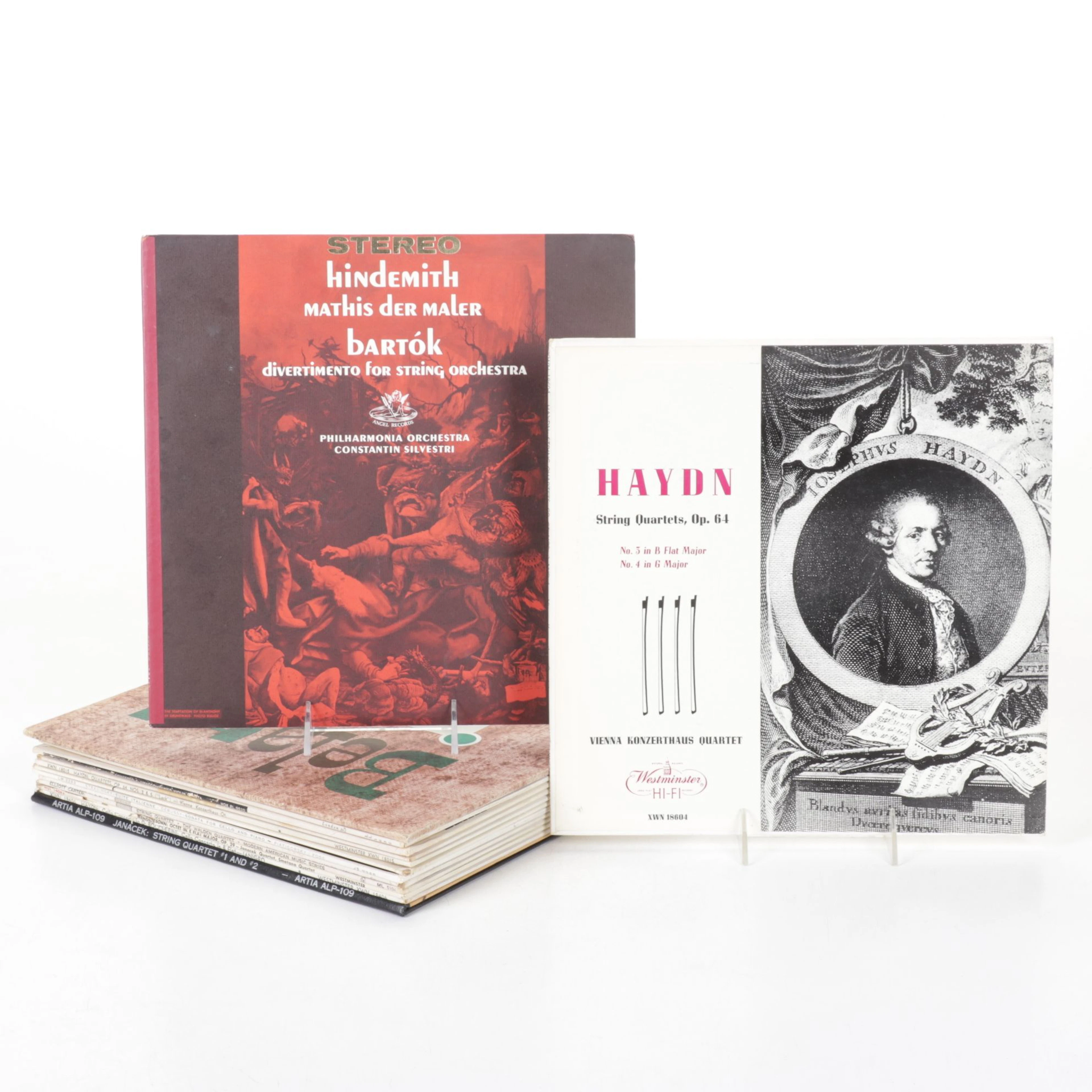 Bartok, Stravinsky, Haydn and More String Quartet Vinyl Records