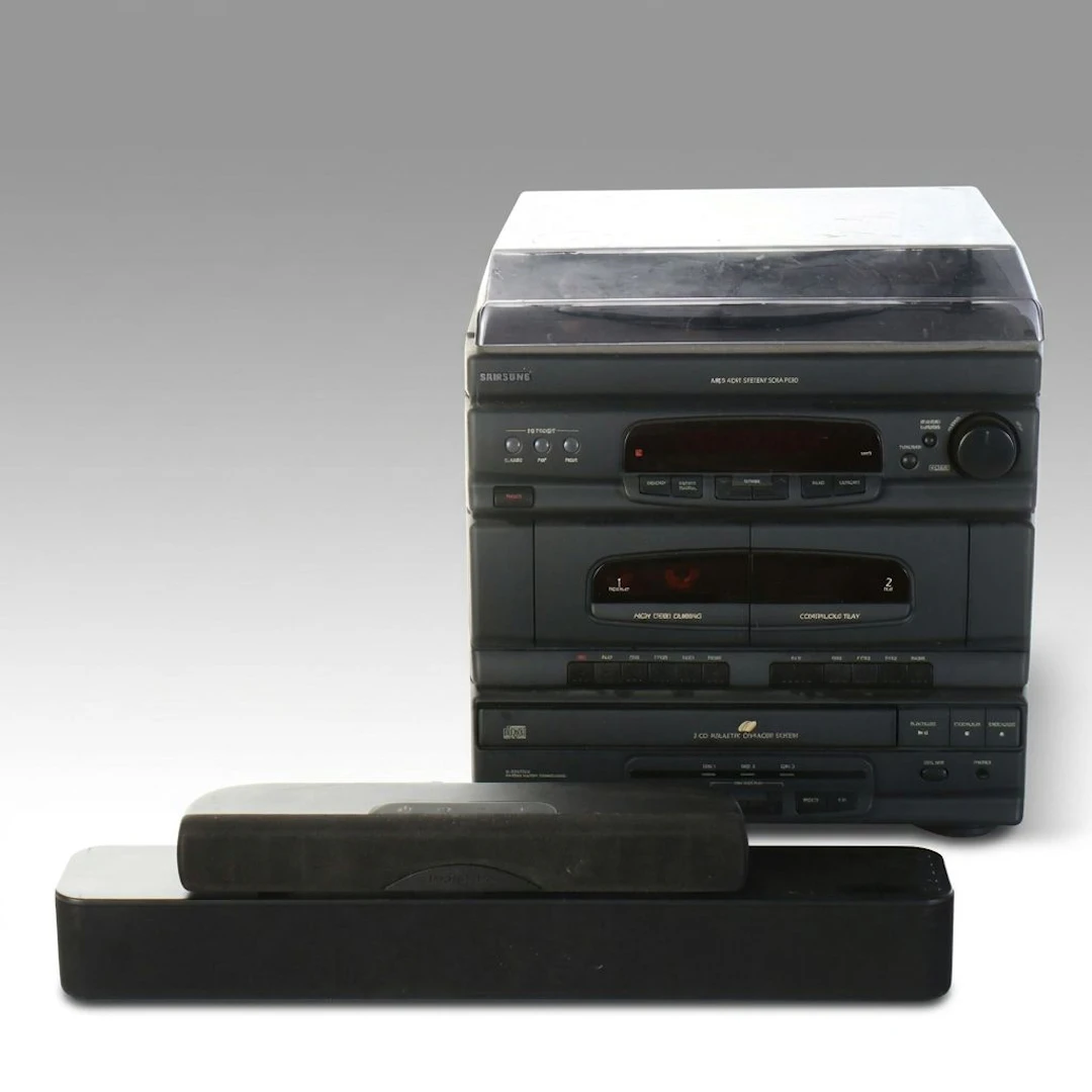 Samsung SCM-7450 4-in-1 MIDI Hi-Fi System with Soundbars and Remotes