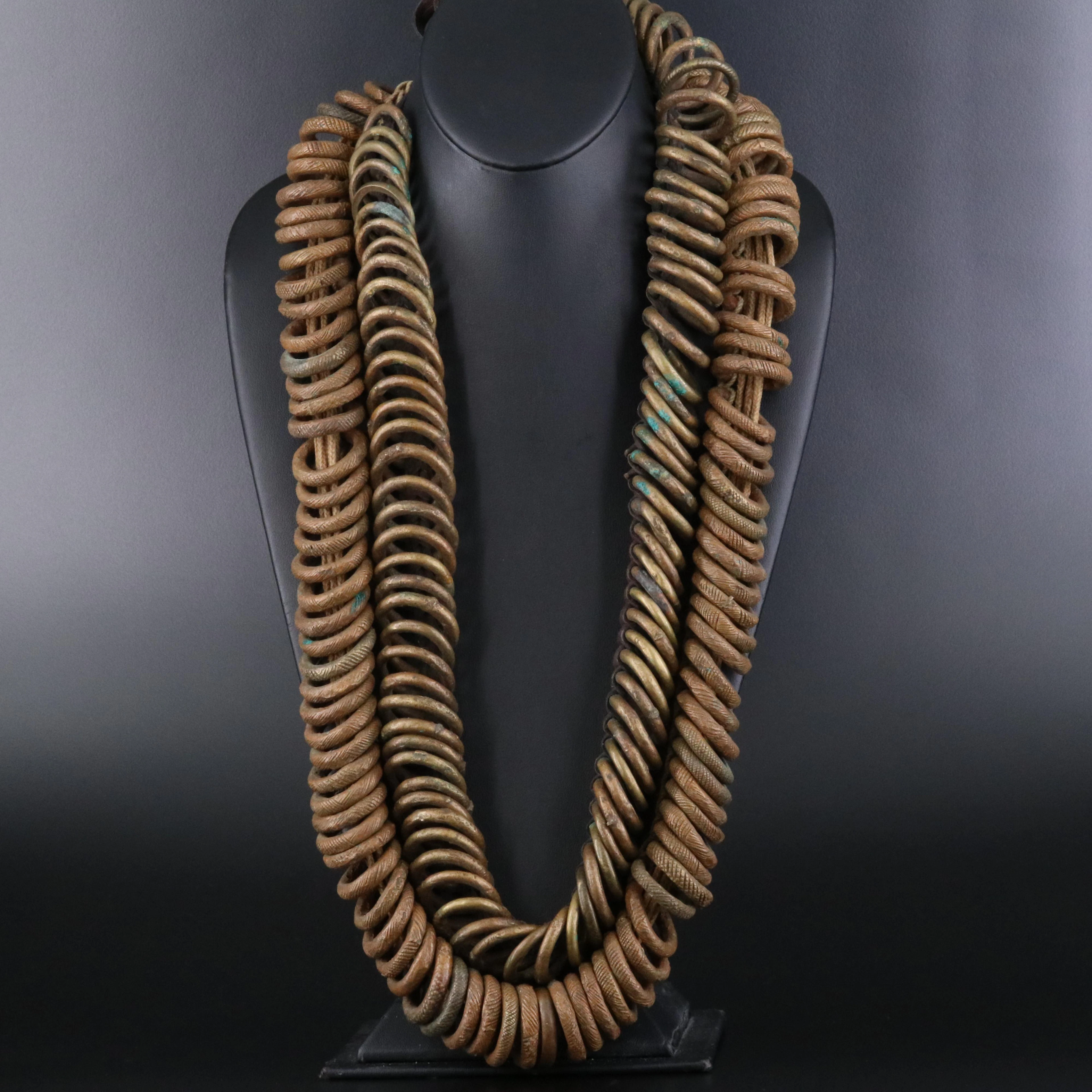 African Style Brass Ring Belts