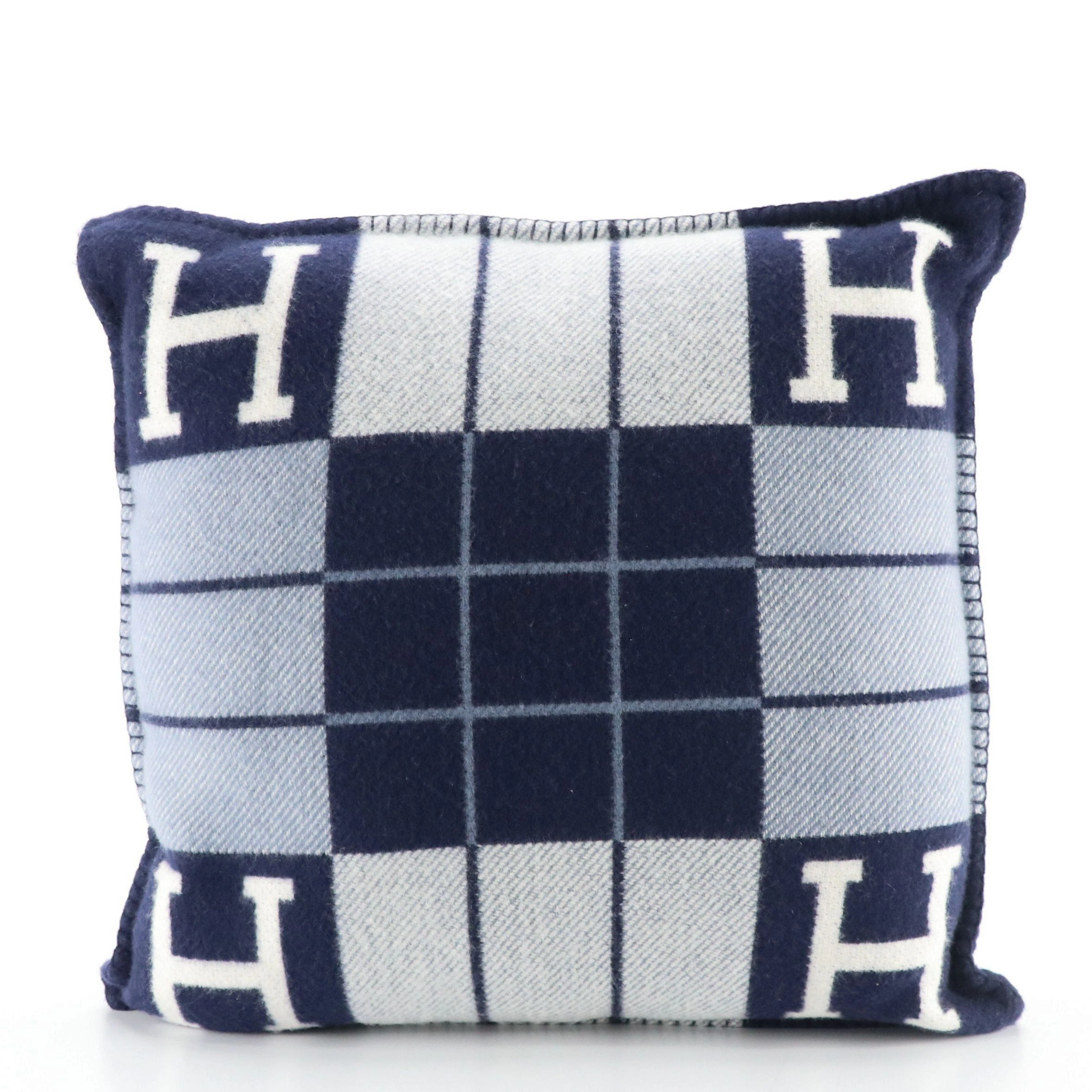 Hermès Avalon III Merino Wool/Cashmere Small Throw Pillow