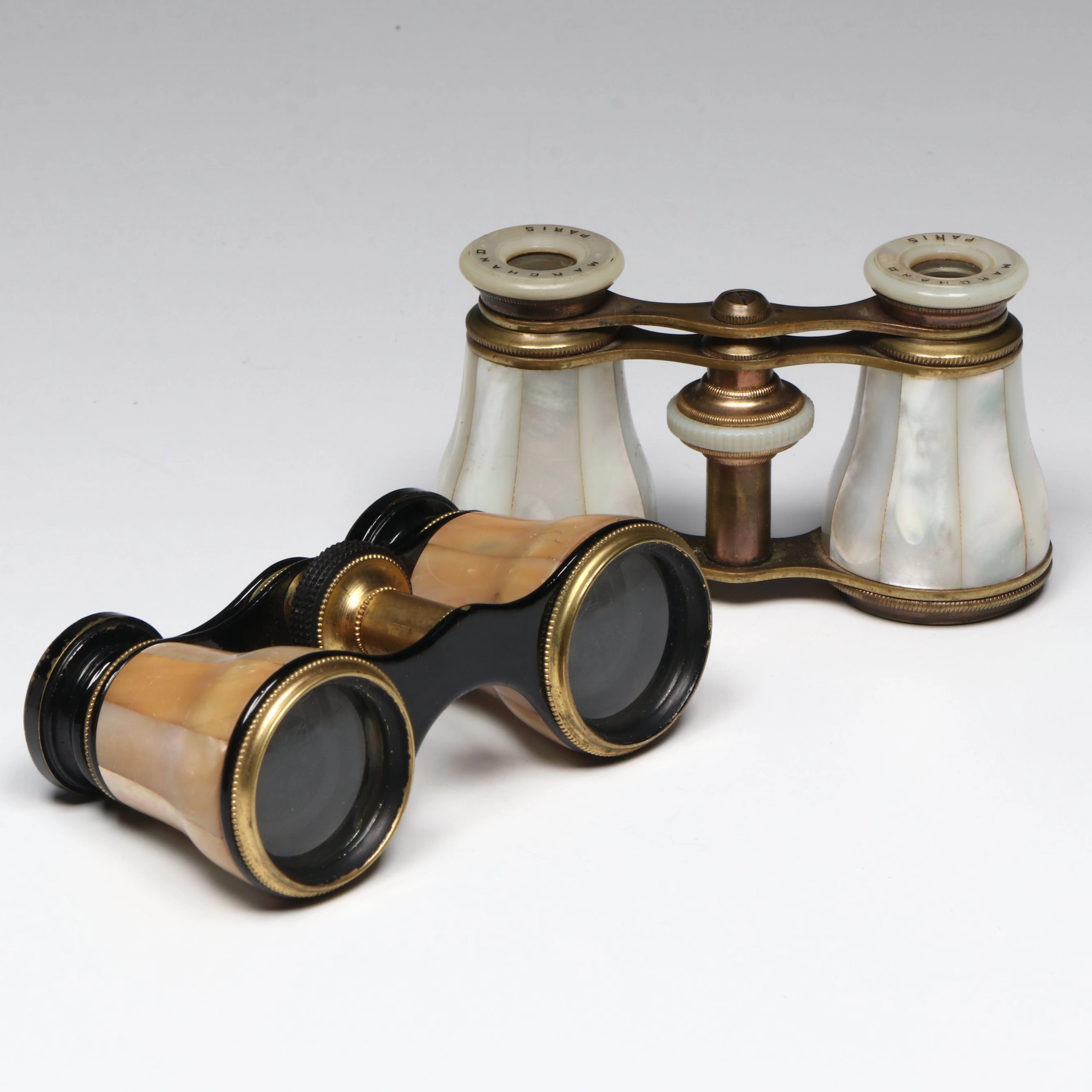 Marchand with Other French MOP Opera Glasses, Late 19th/Early 20th Century