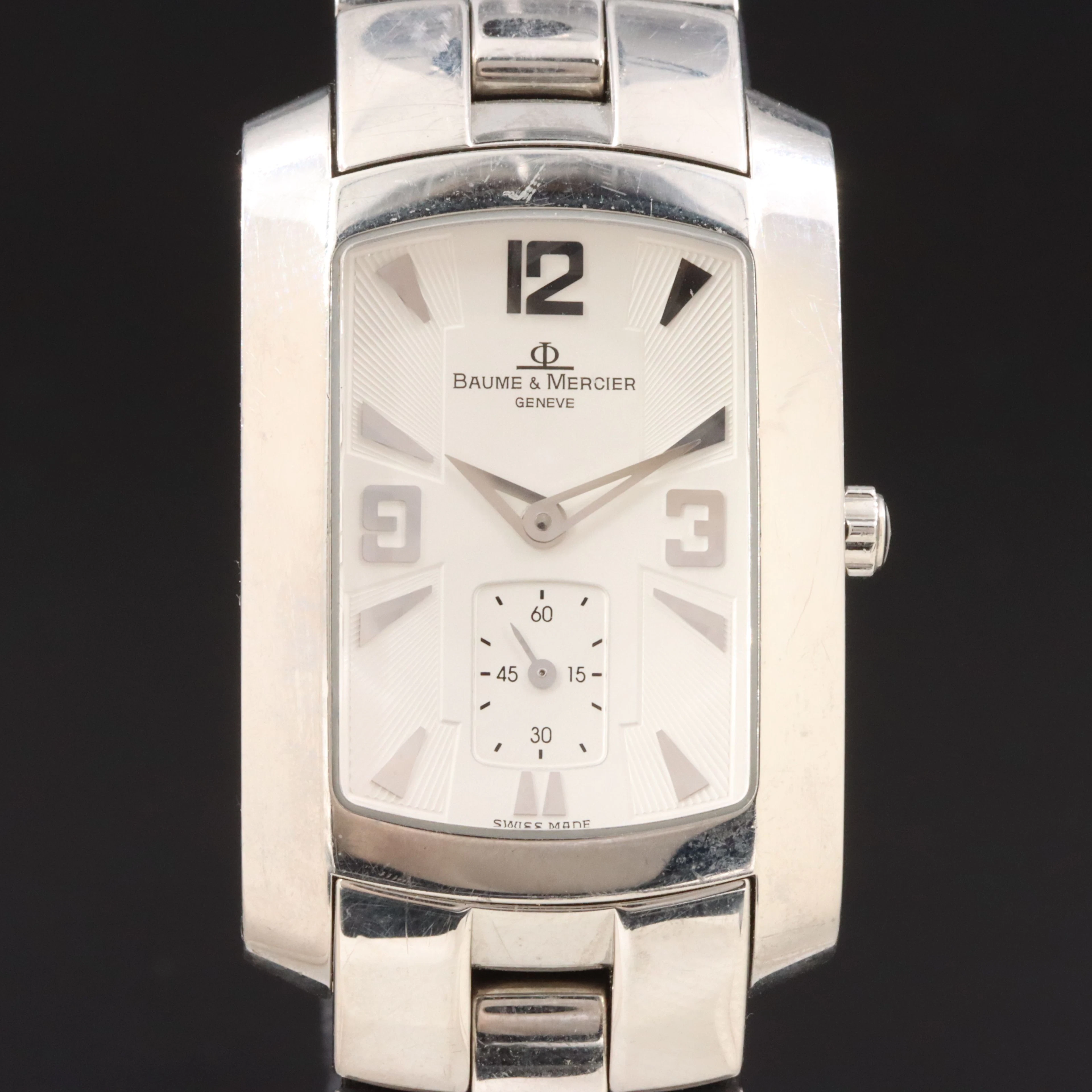 Baume & Mercier Hampton Milleis Stainless Steel Swiss Quartz Dress Watch