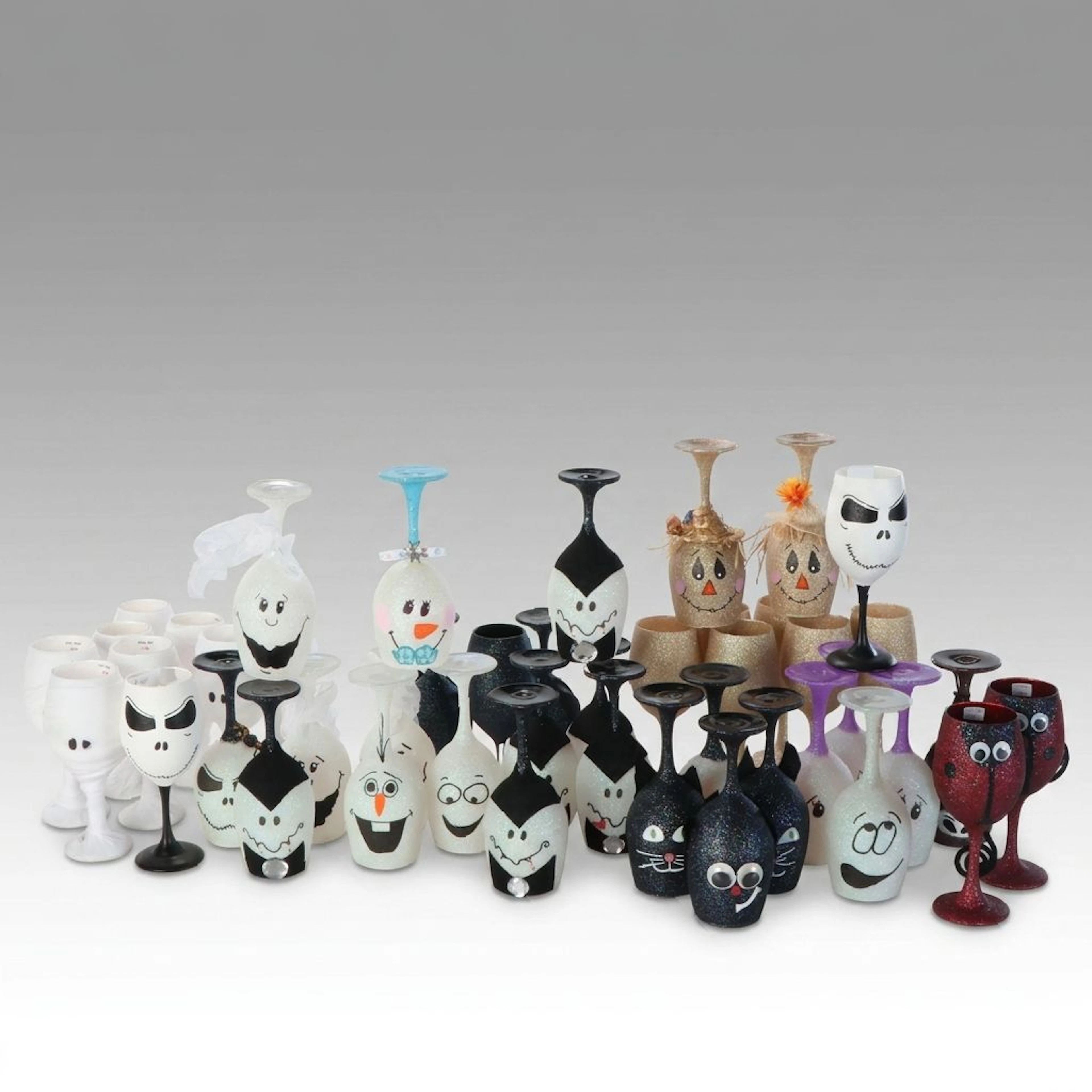 Lofty Creations Vampire, Mummy and More Halloween Theme Goblets