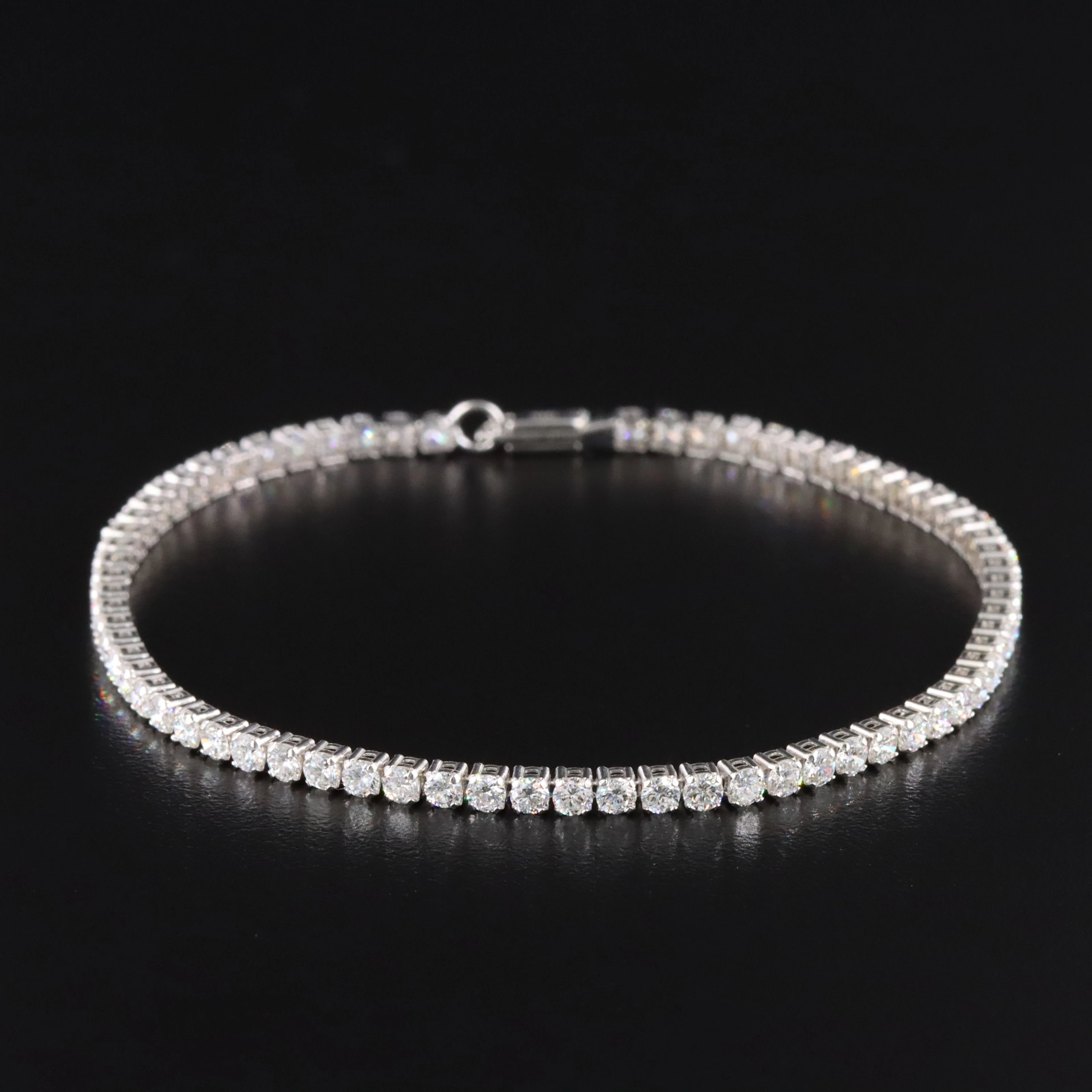 14K 3.28 CTW Lab Grown Diamond Bracelet with IGI Report