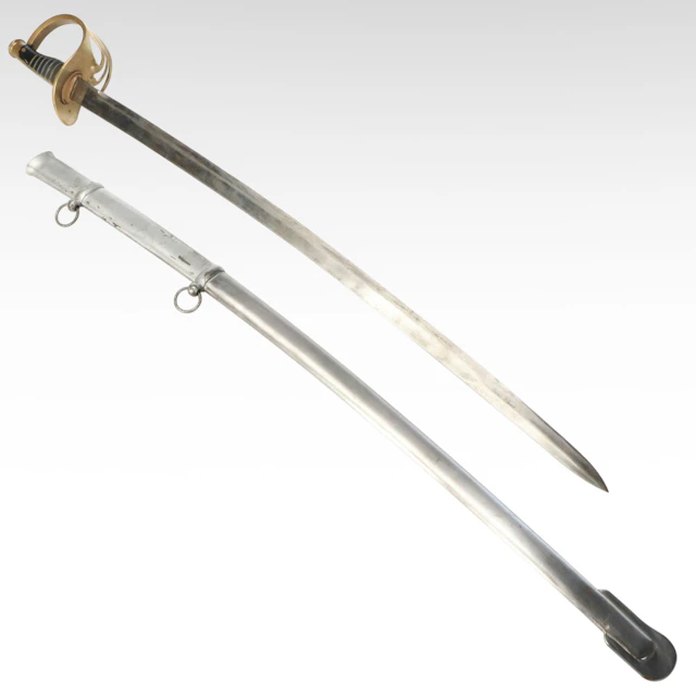 Reproduction U.S. Civil War Cavalry Saber with Scabbard