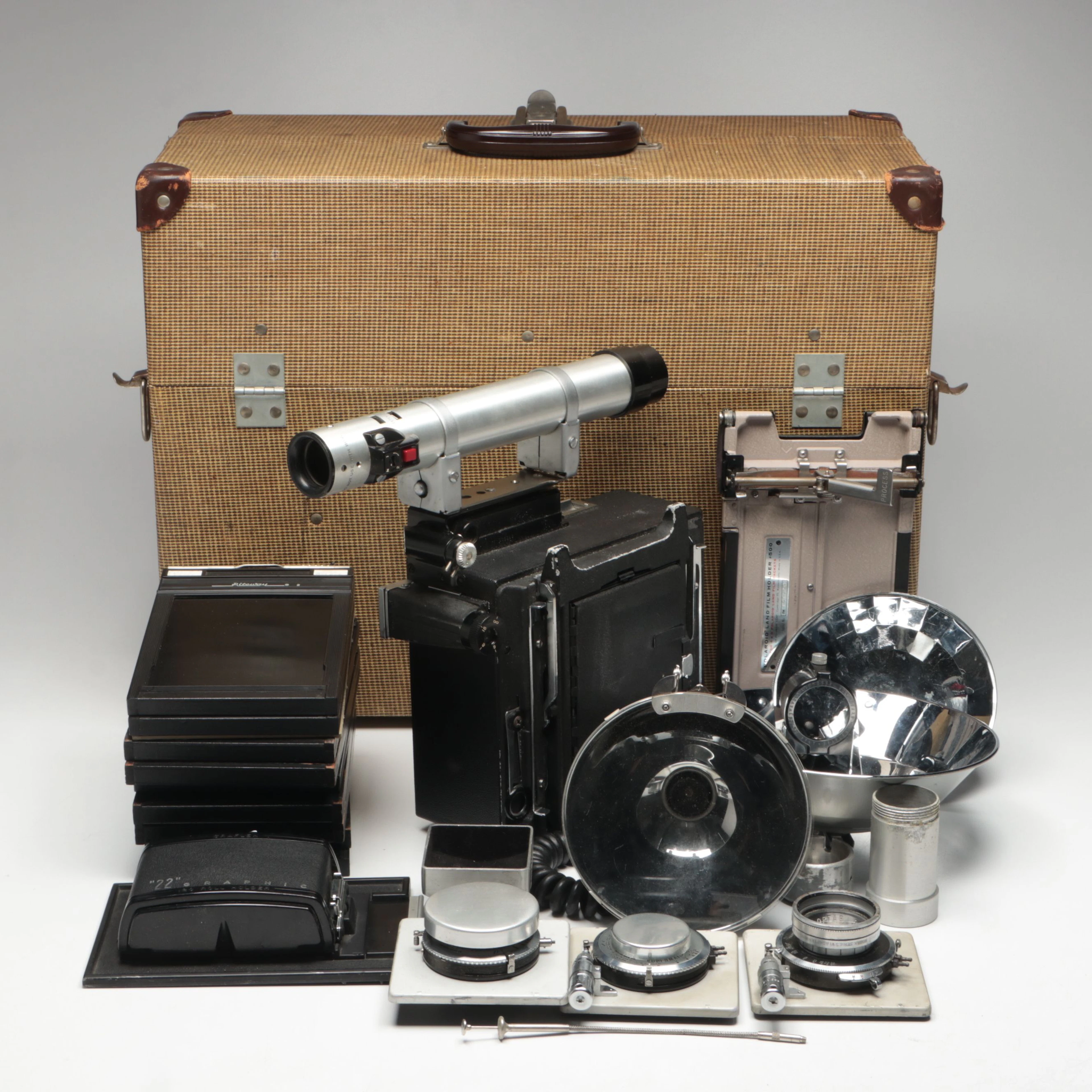Graflex Large Format Camera and Photography Accessories, Mid-20th Century