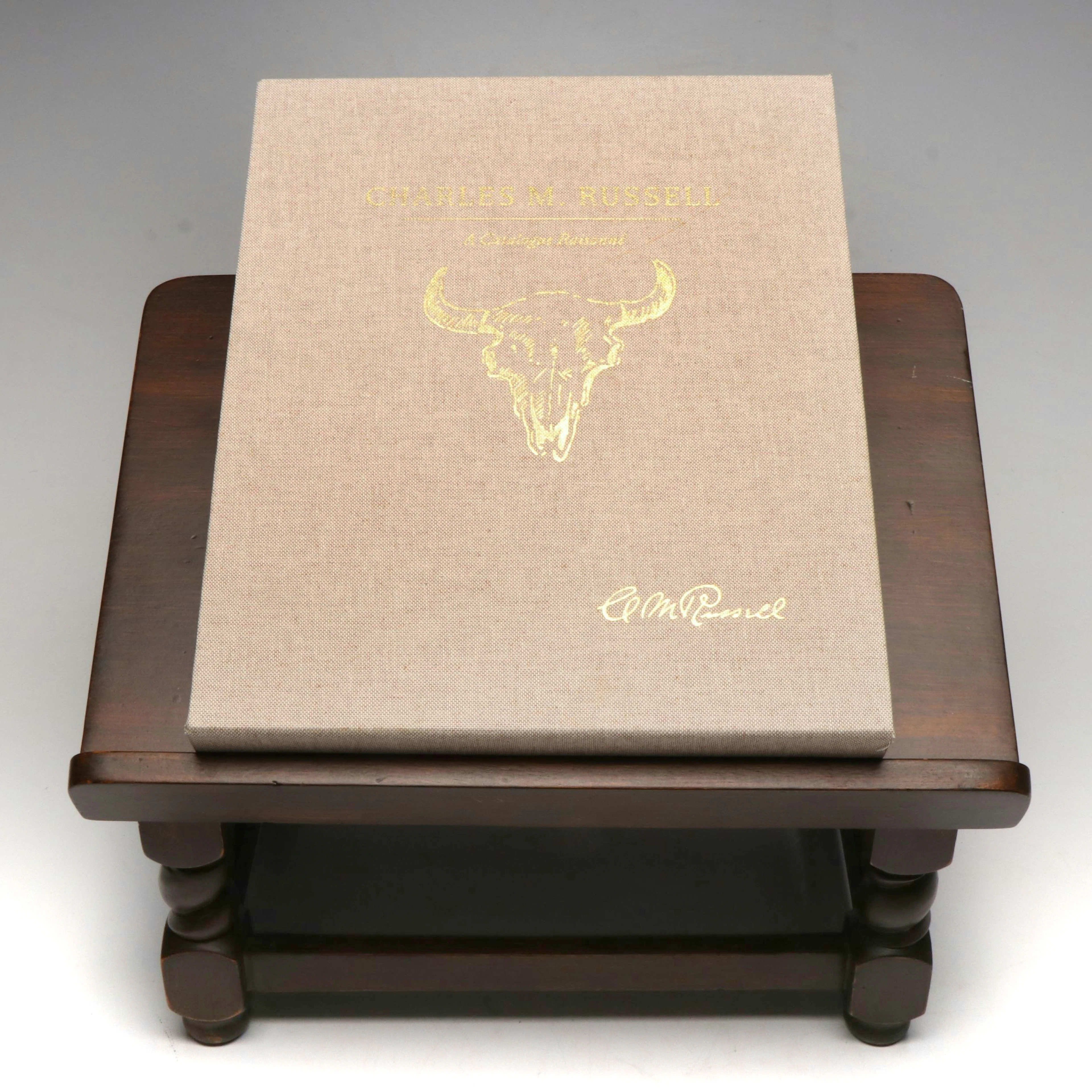 Signature Edition "Charles M. Russell: A Catalogue Raisonné" with Book Stand