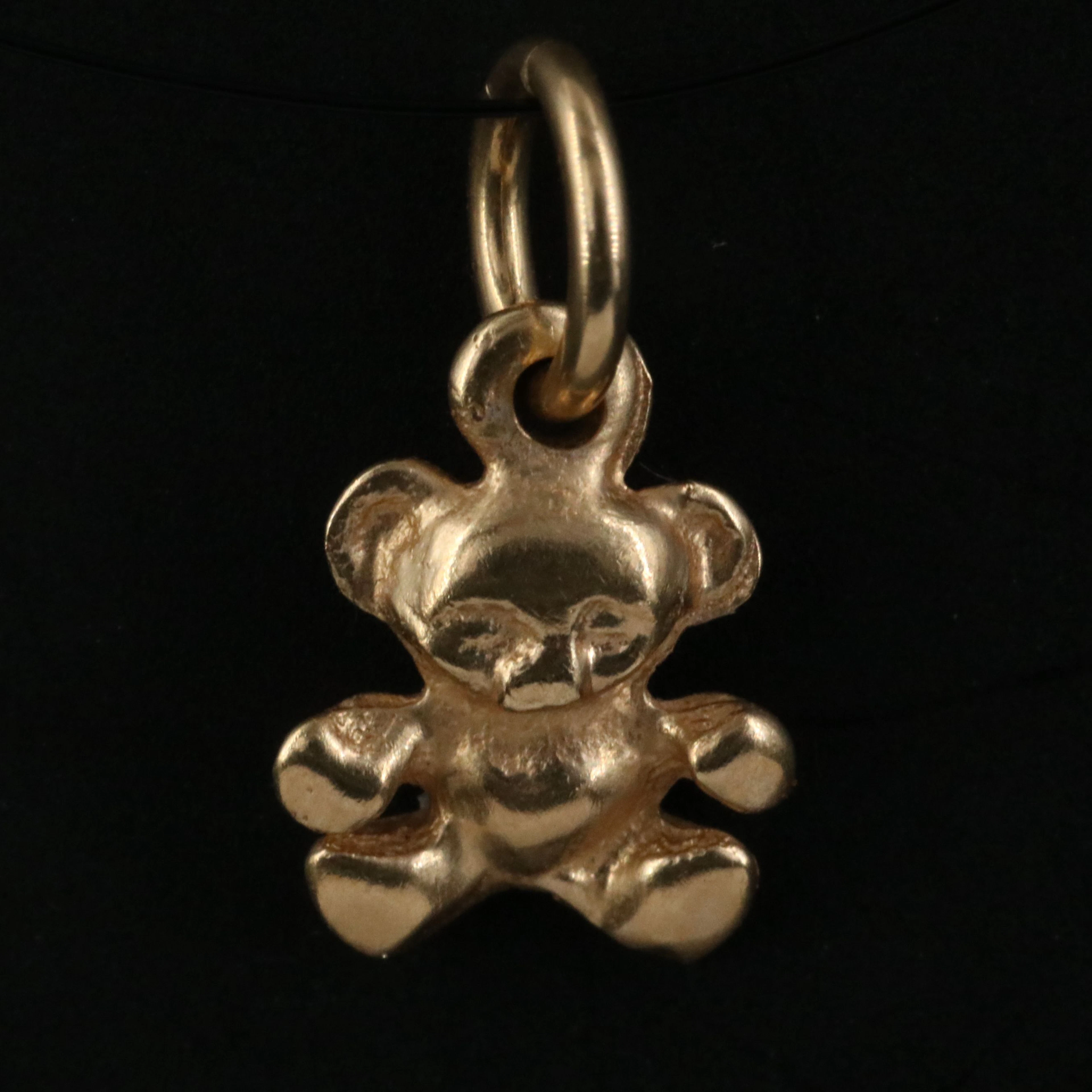 14K Teddy Bead Charm