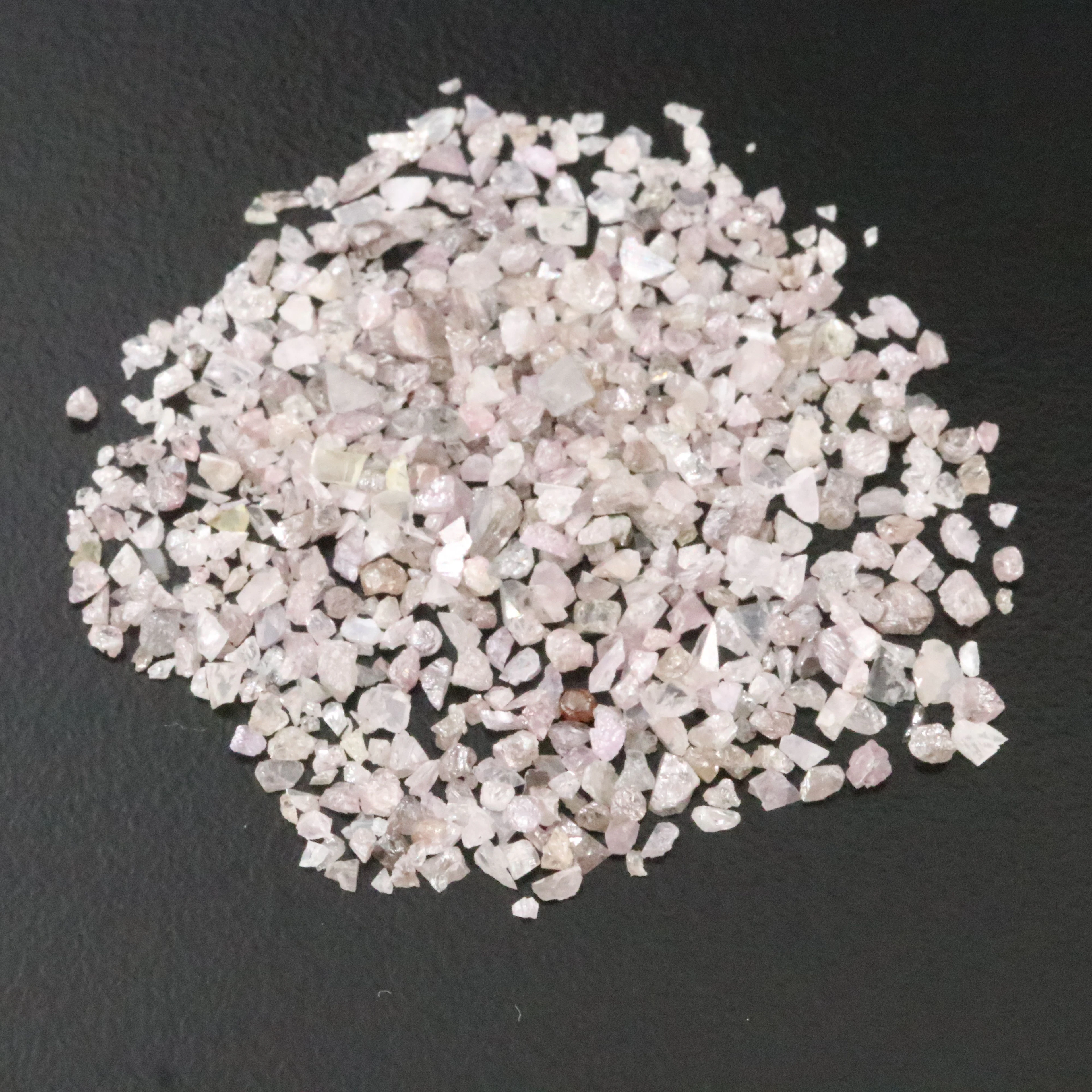 Loose 10.66 CTW Rough Fancy Pink Diamond Lot