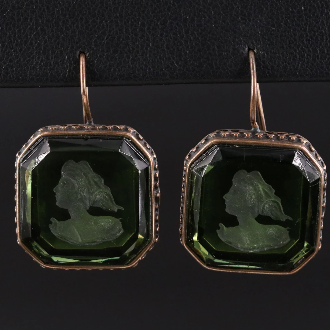 Extasia Intaglio Earrings