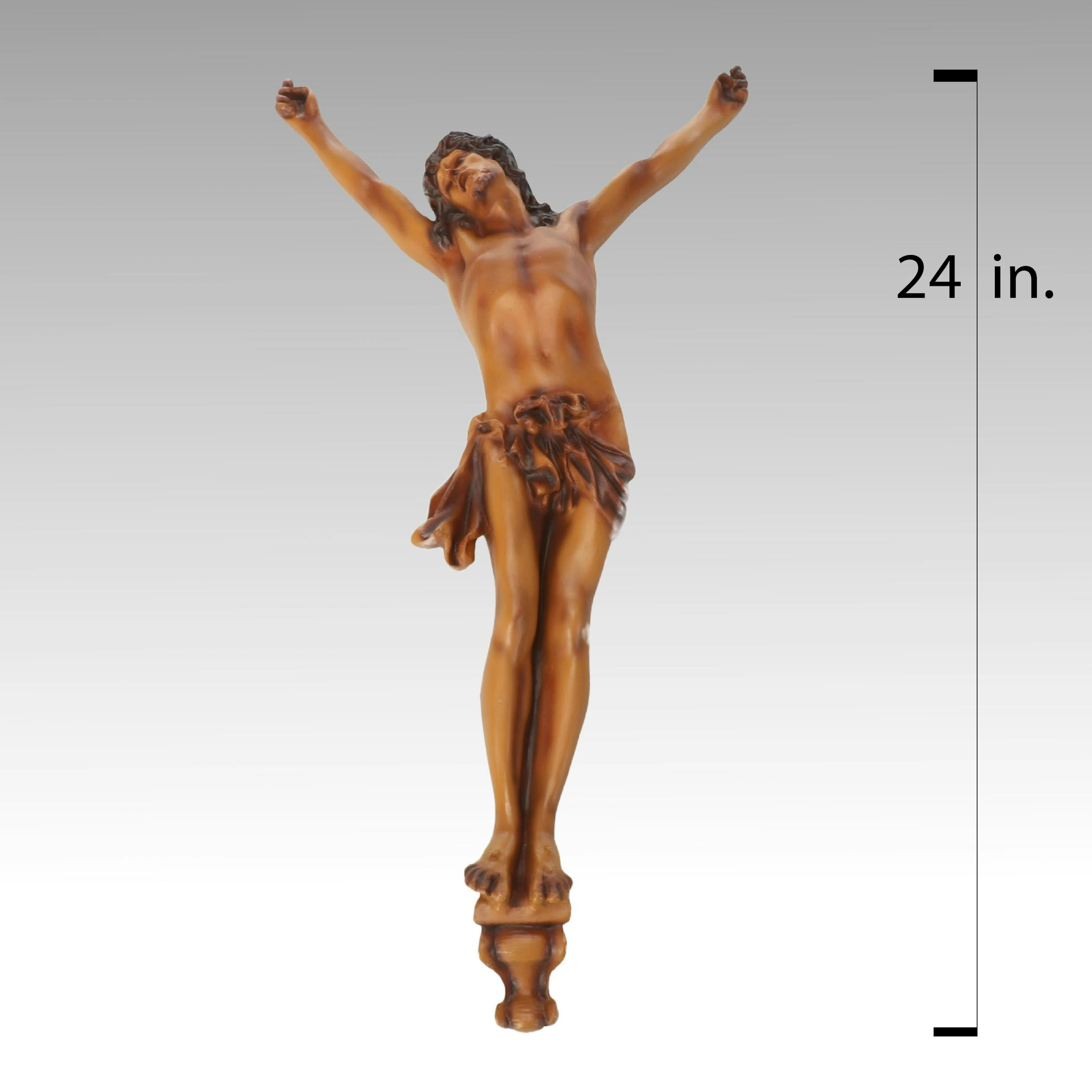 Cast Resin Corpus of Christ Wall Hanging