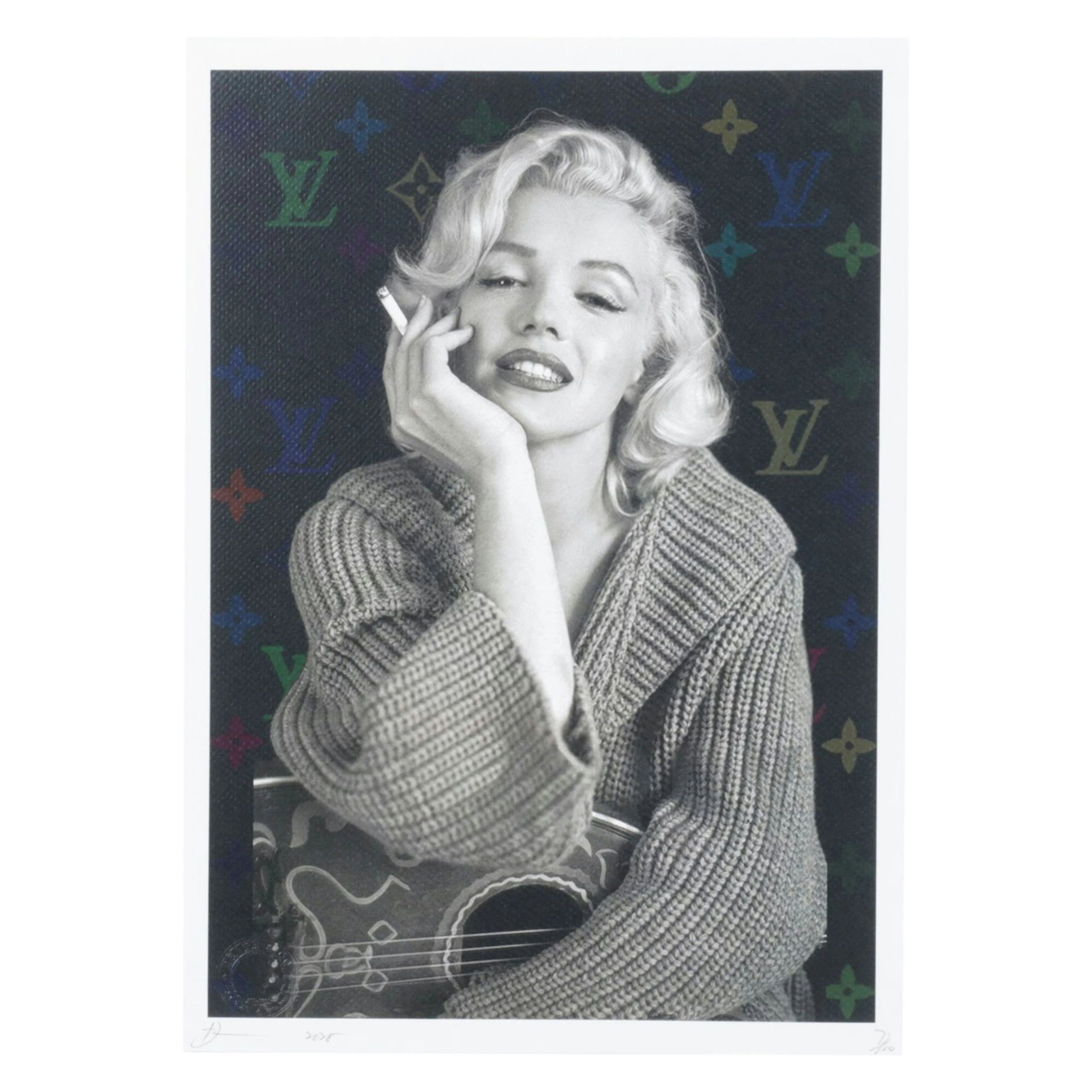 Death NYC Pop Art Graphic Print Homage to Marilyn Monroe x Louis Vuitton, 2025