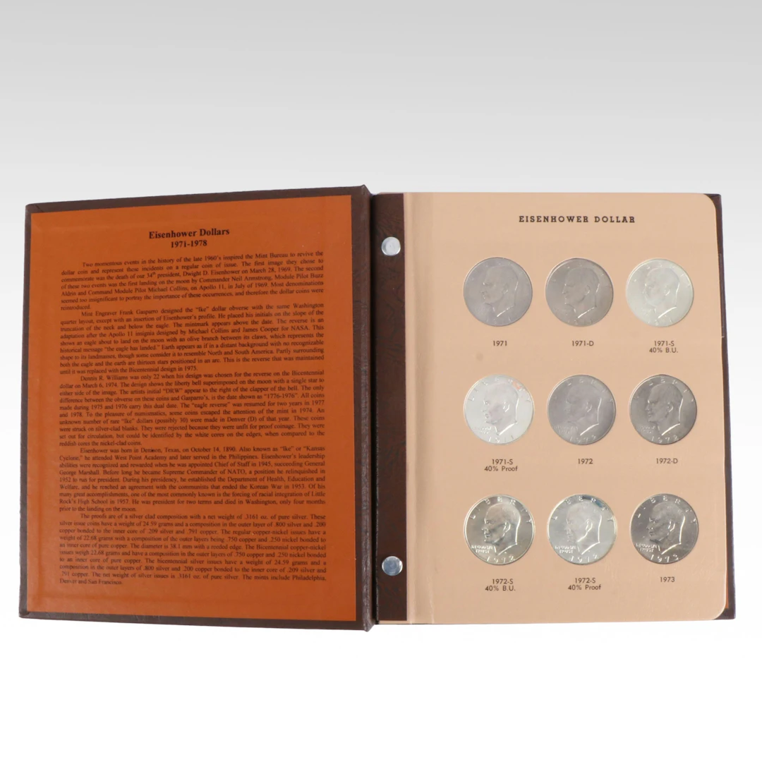 Complete Eisenhower Dollar Collection