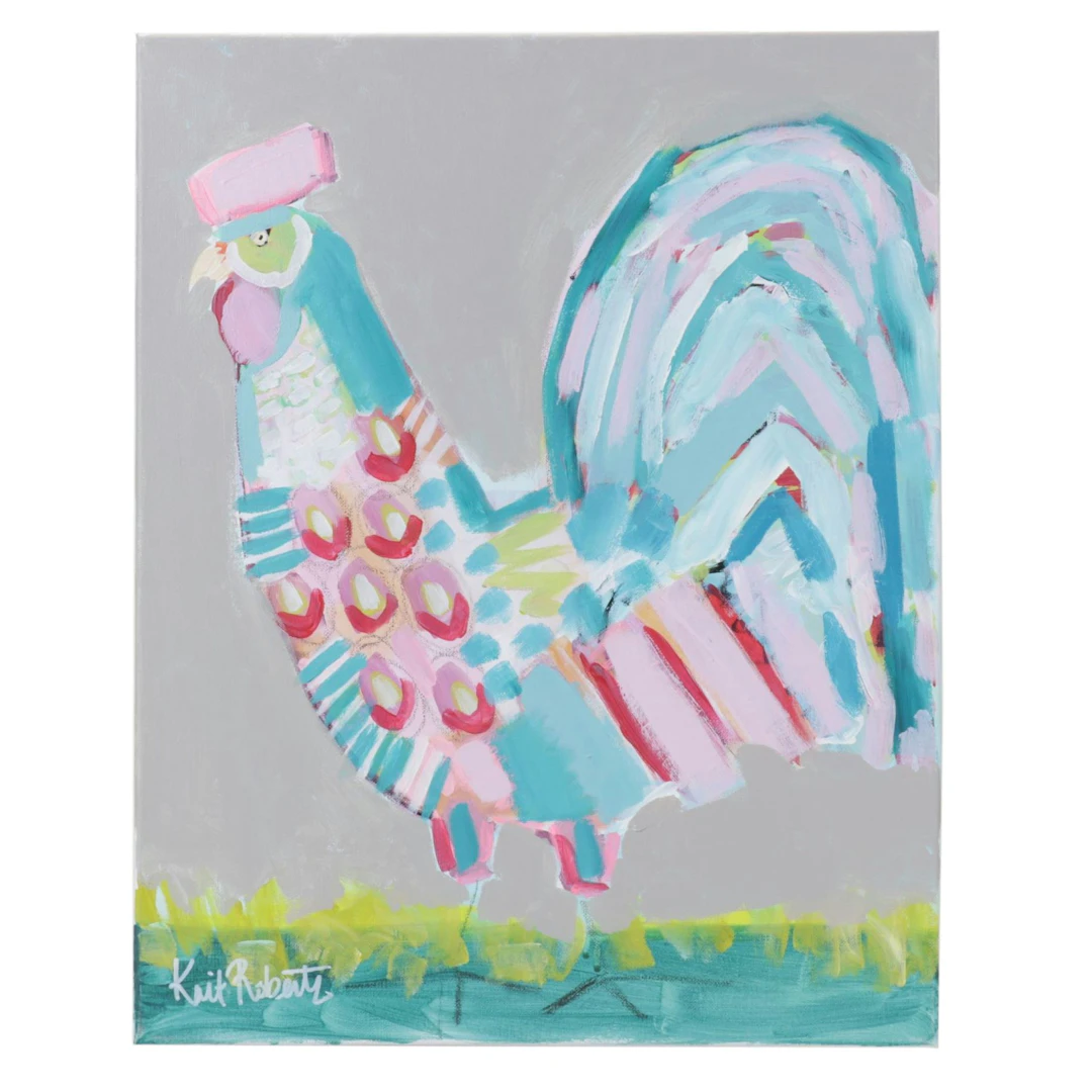 Kait Roberts Acrylic Painting "General Tso"